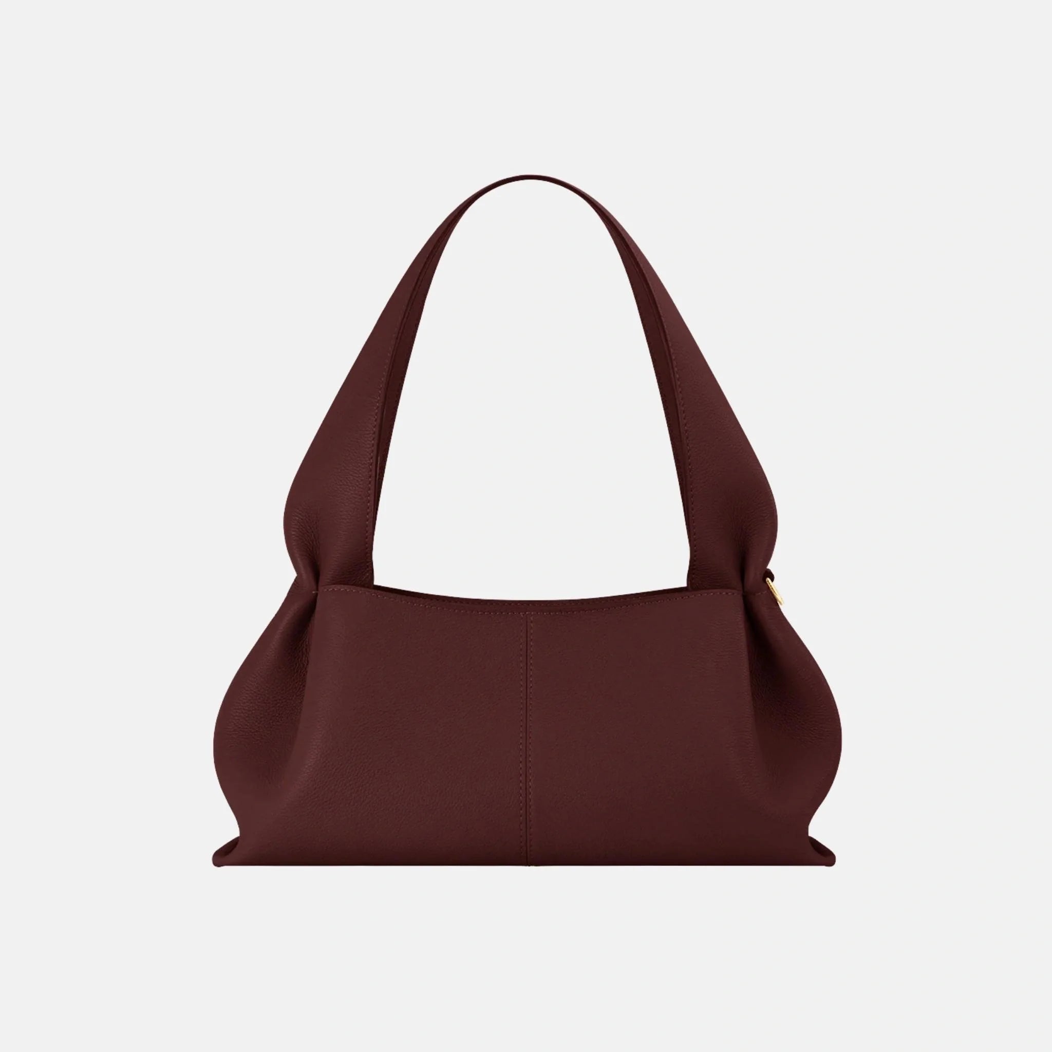 Polene Numéro Neuf East West Grained Edition, Black Cherry