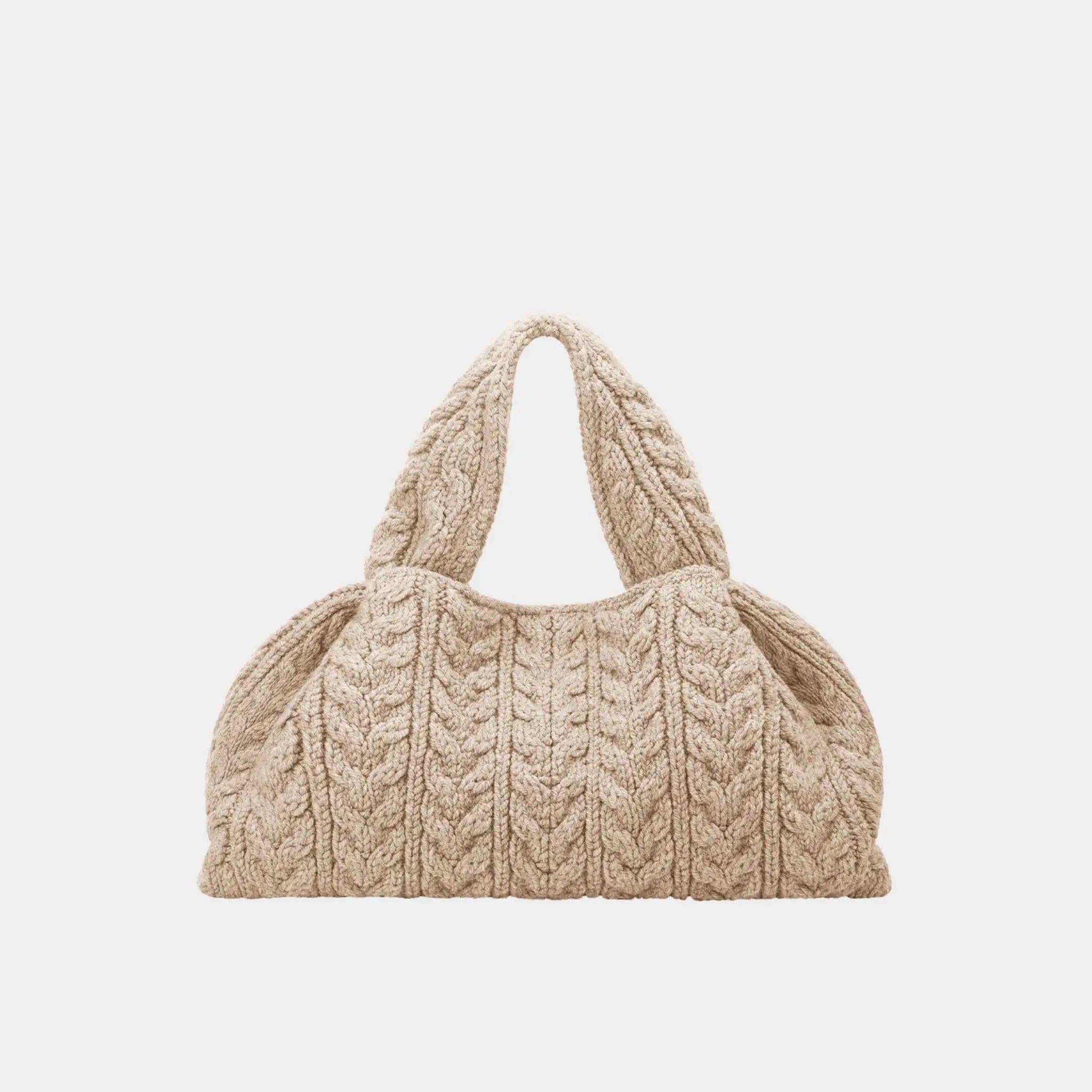 Polene Numéro Neuf Large Edition Merino, Ecru