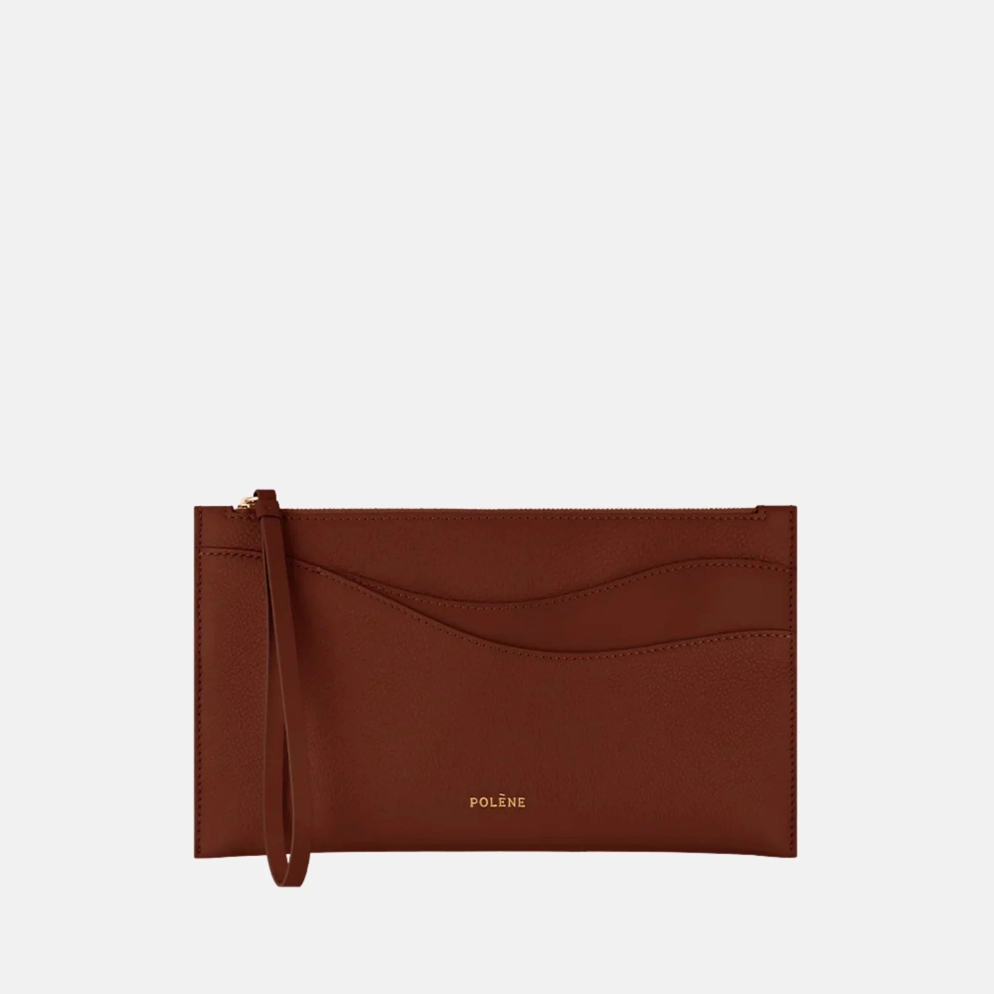Polene Sierra Pouch Duo Edition, Cognac