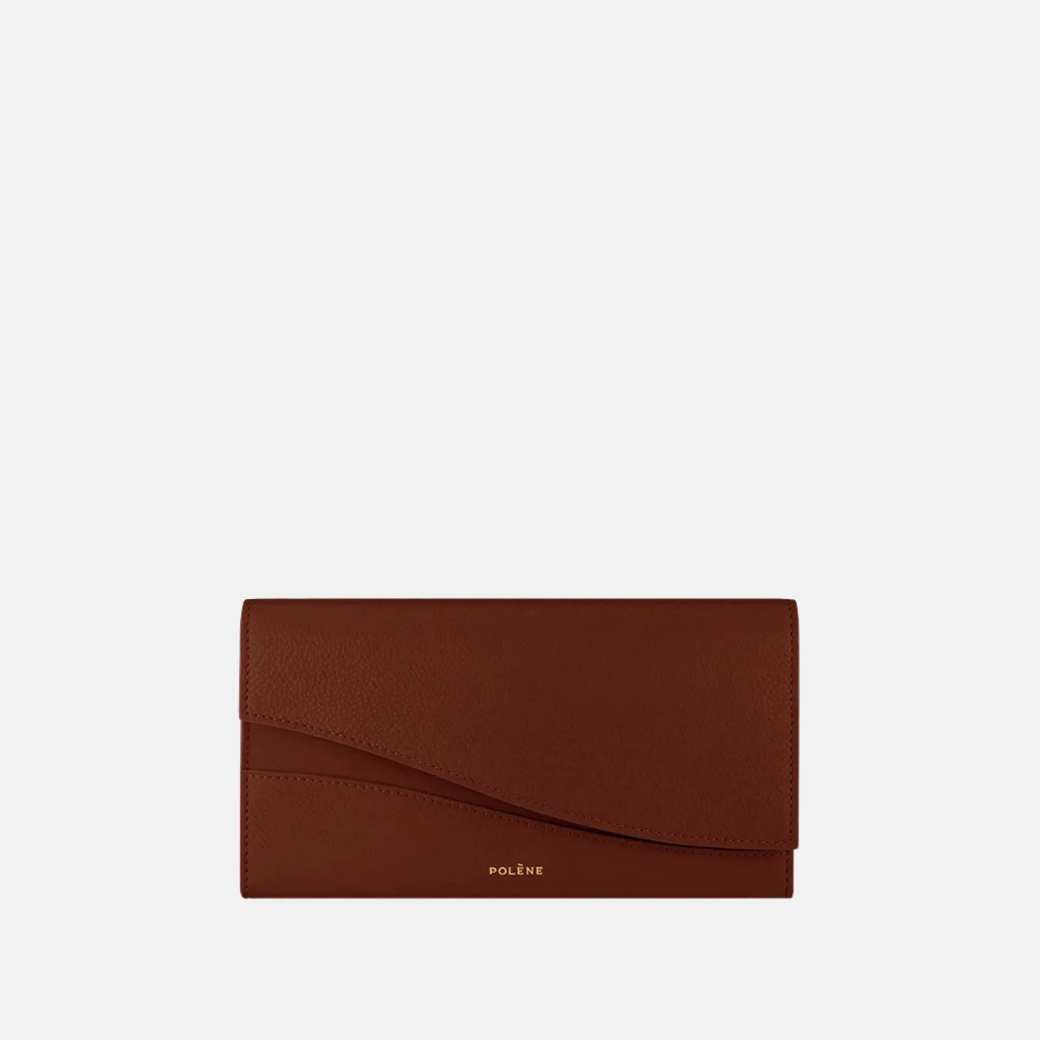 Polene Sierra Wallet Duo Edition, Cognac