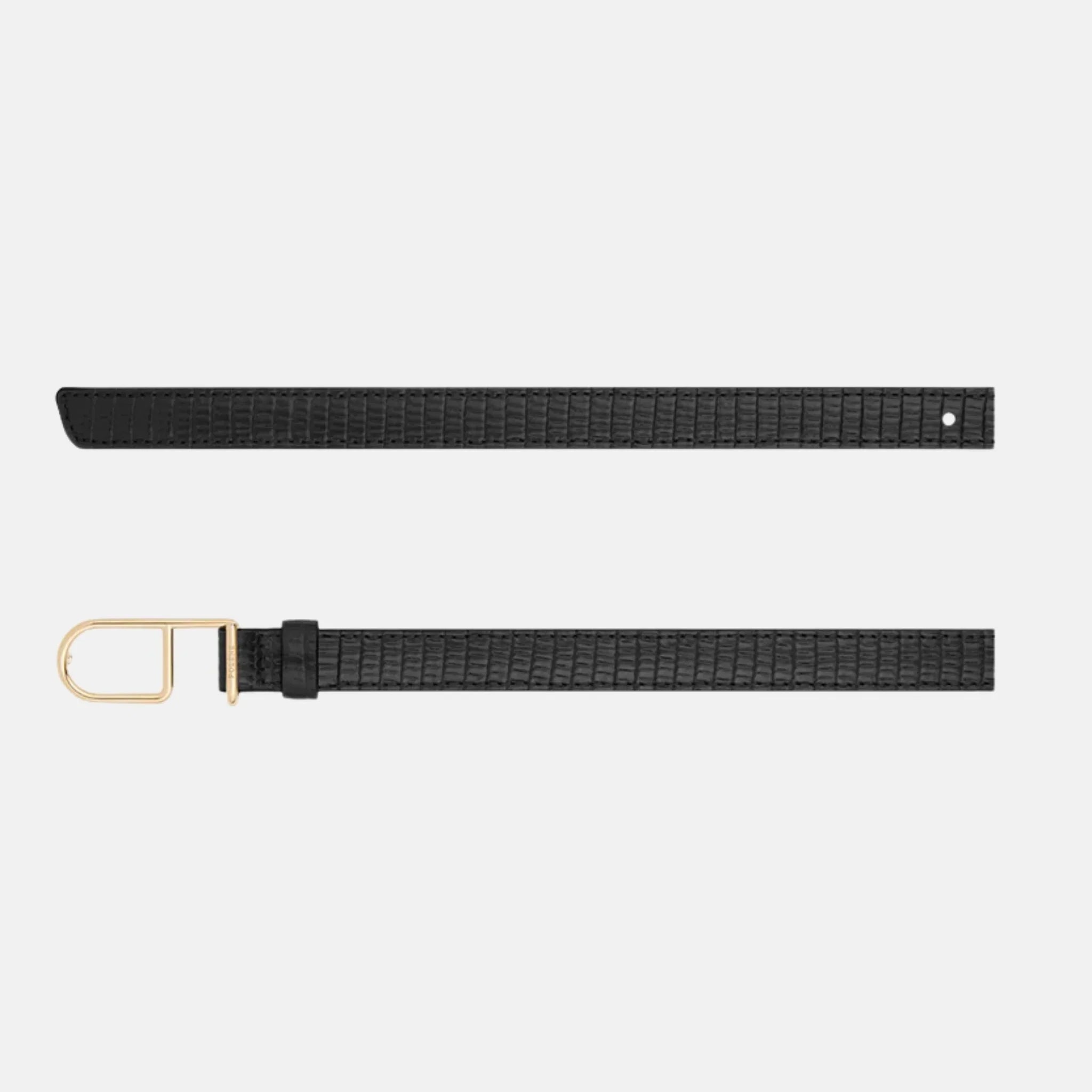 Umi Thin Belt Black Lizard Edition