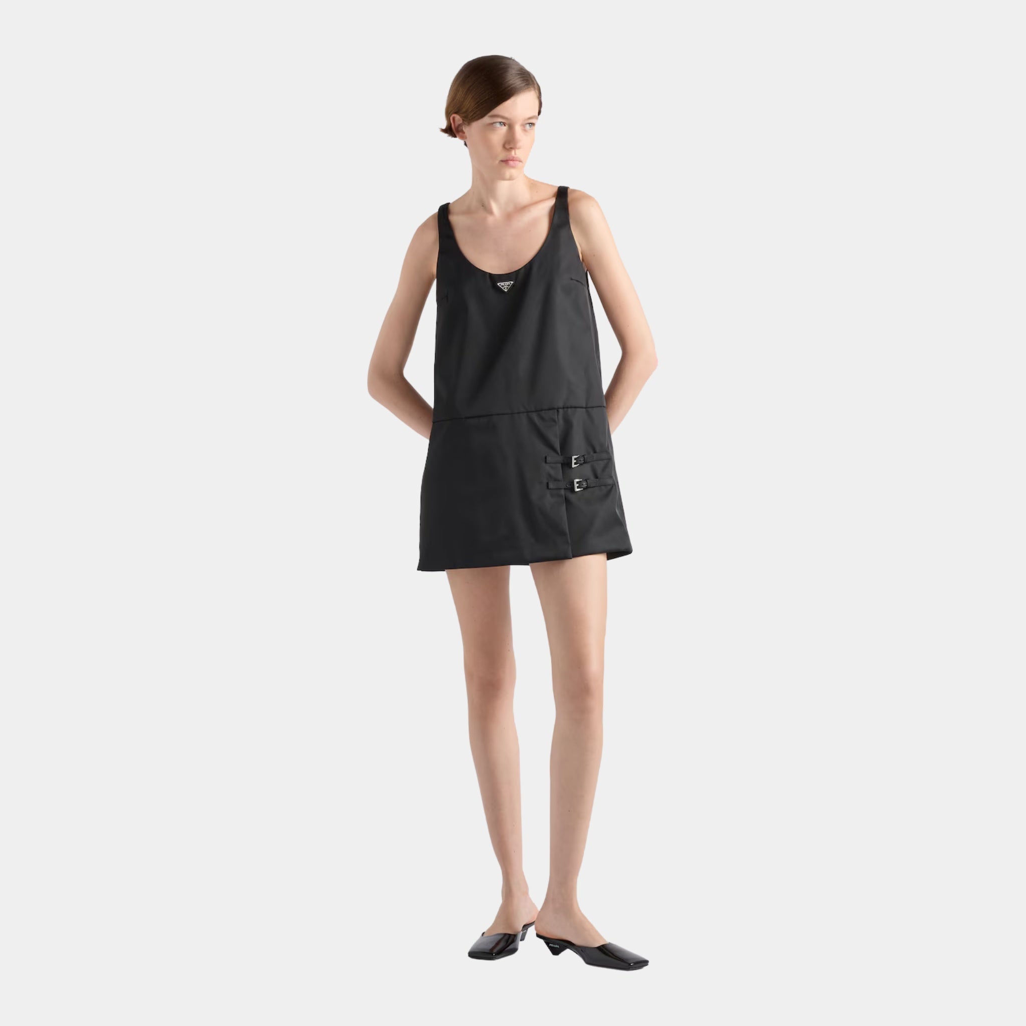 A-line Sleeveless Re-Nylon Dress