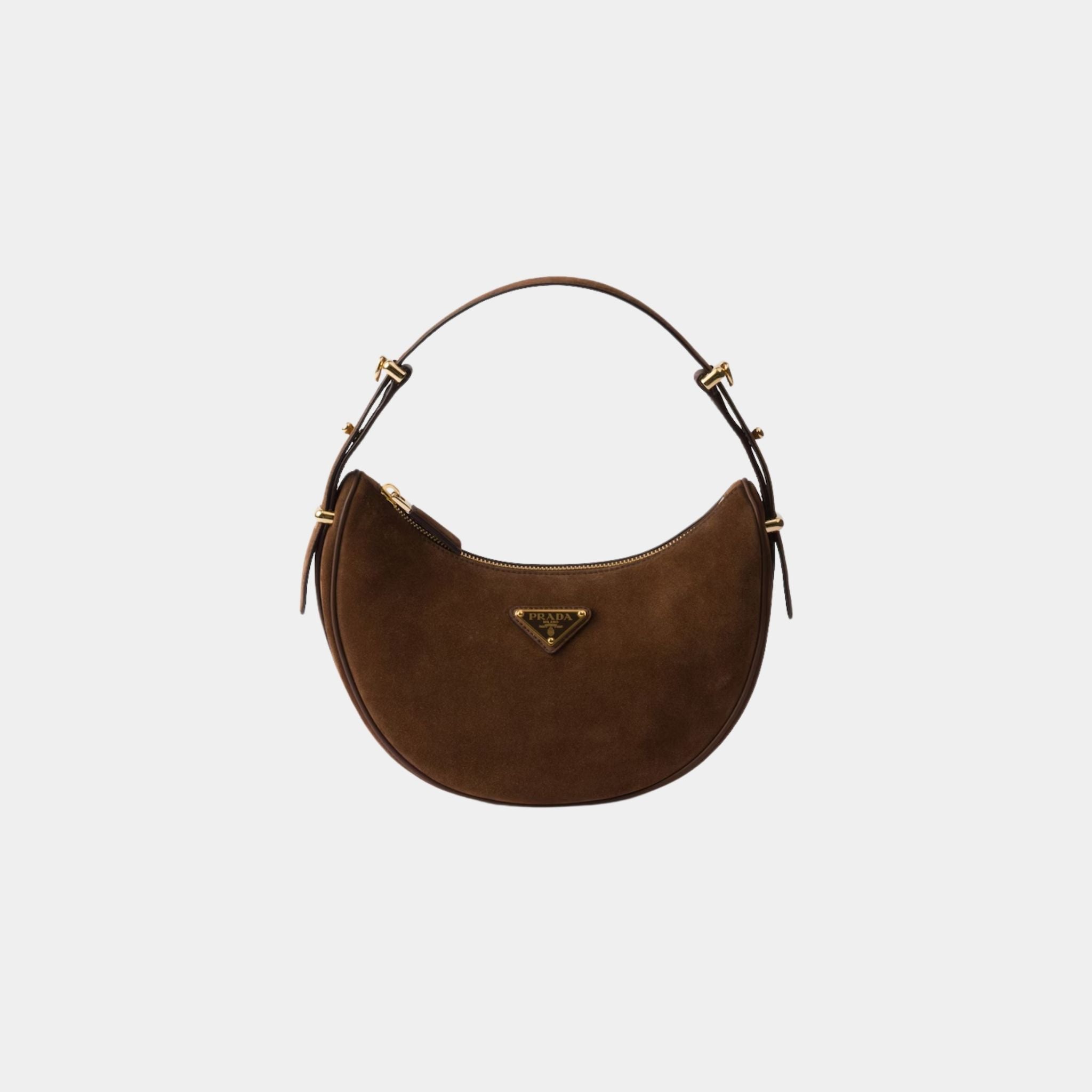 Arque Suede Shoulder Bag