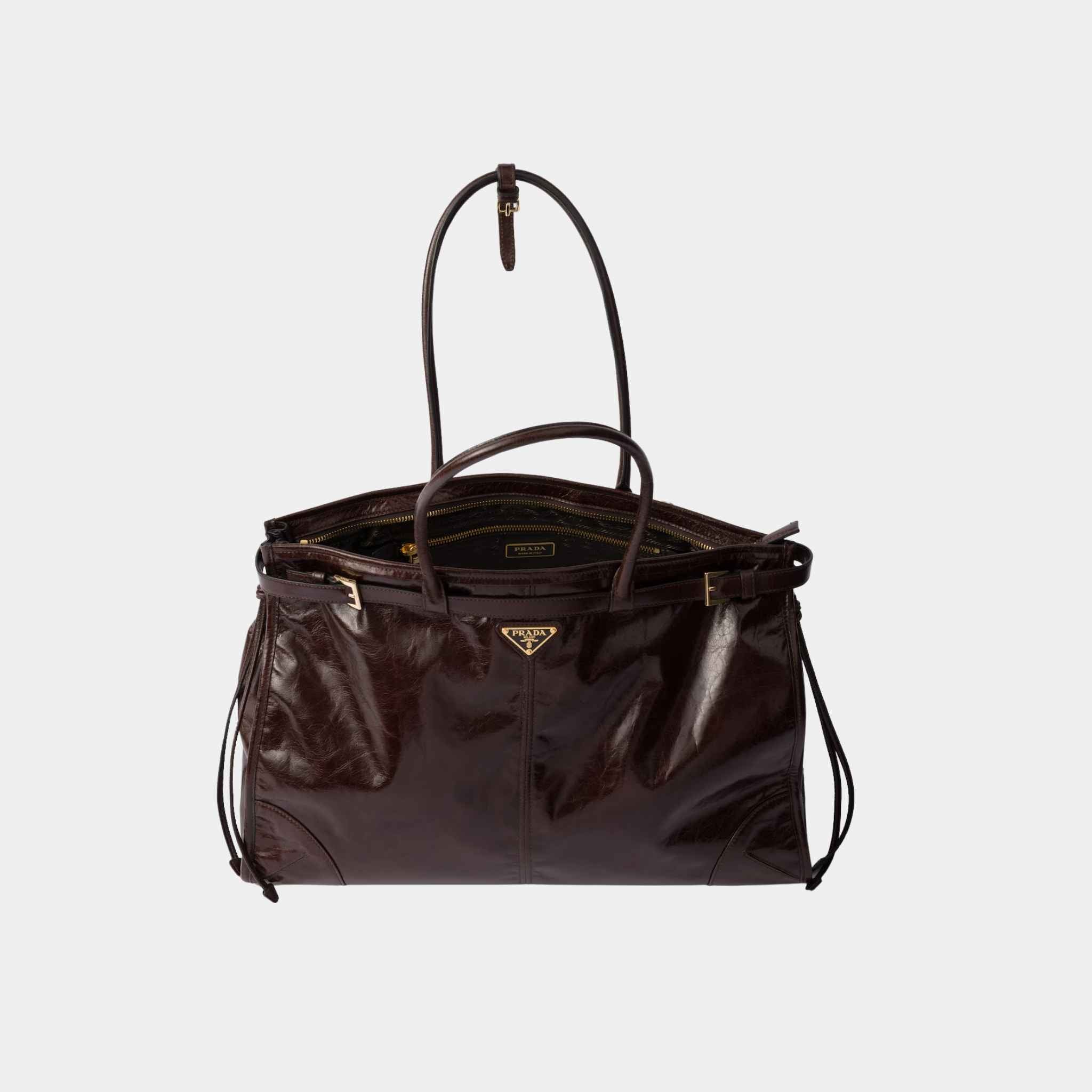 Bonnie Extra Large Calfskin Leather Handbag