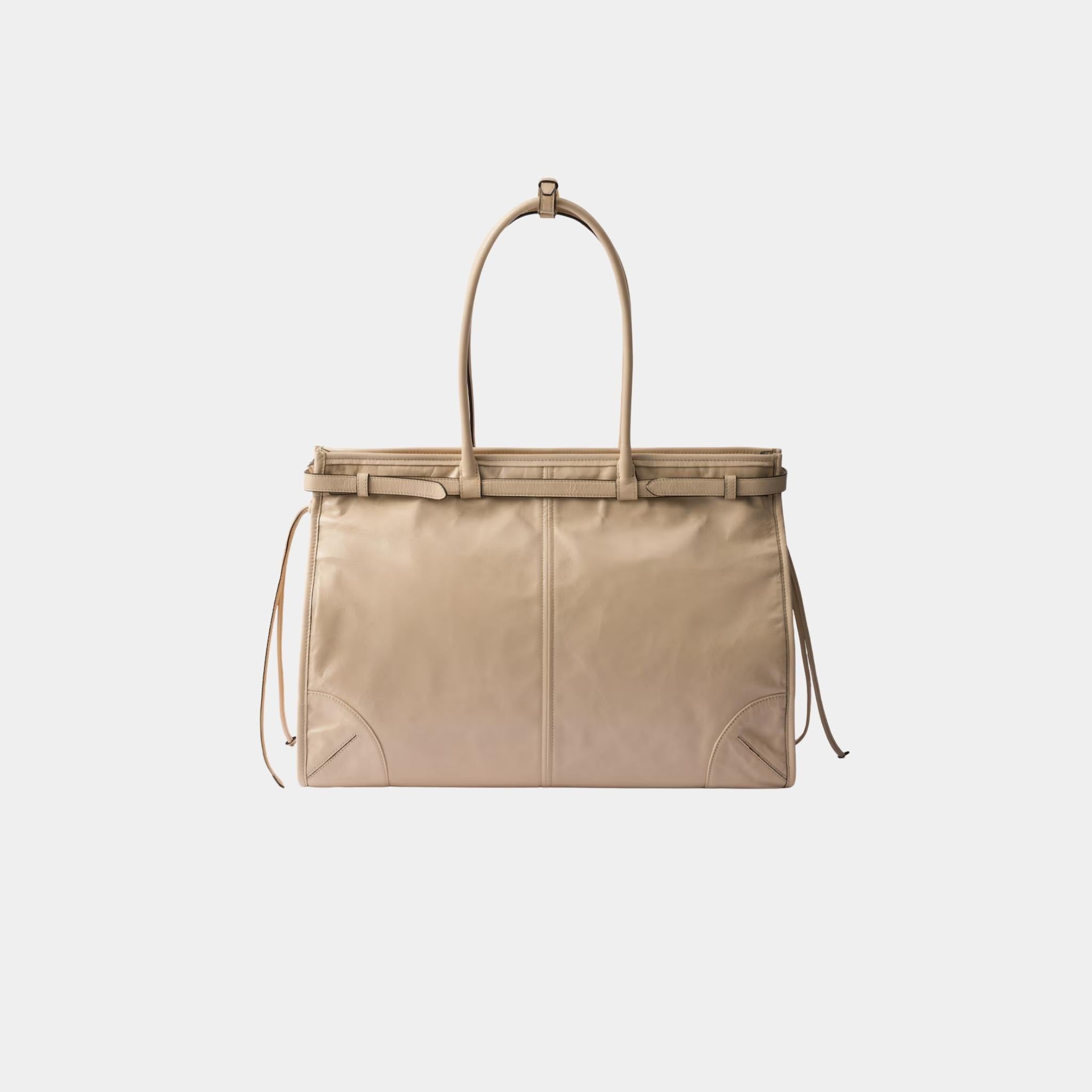 Bonnie Extra Large Calfskin Leather Handbag