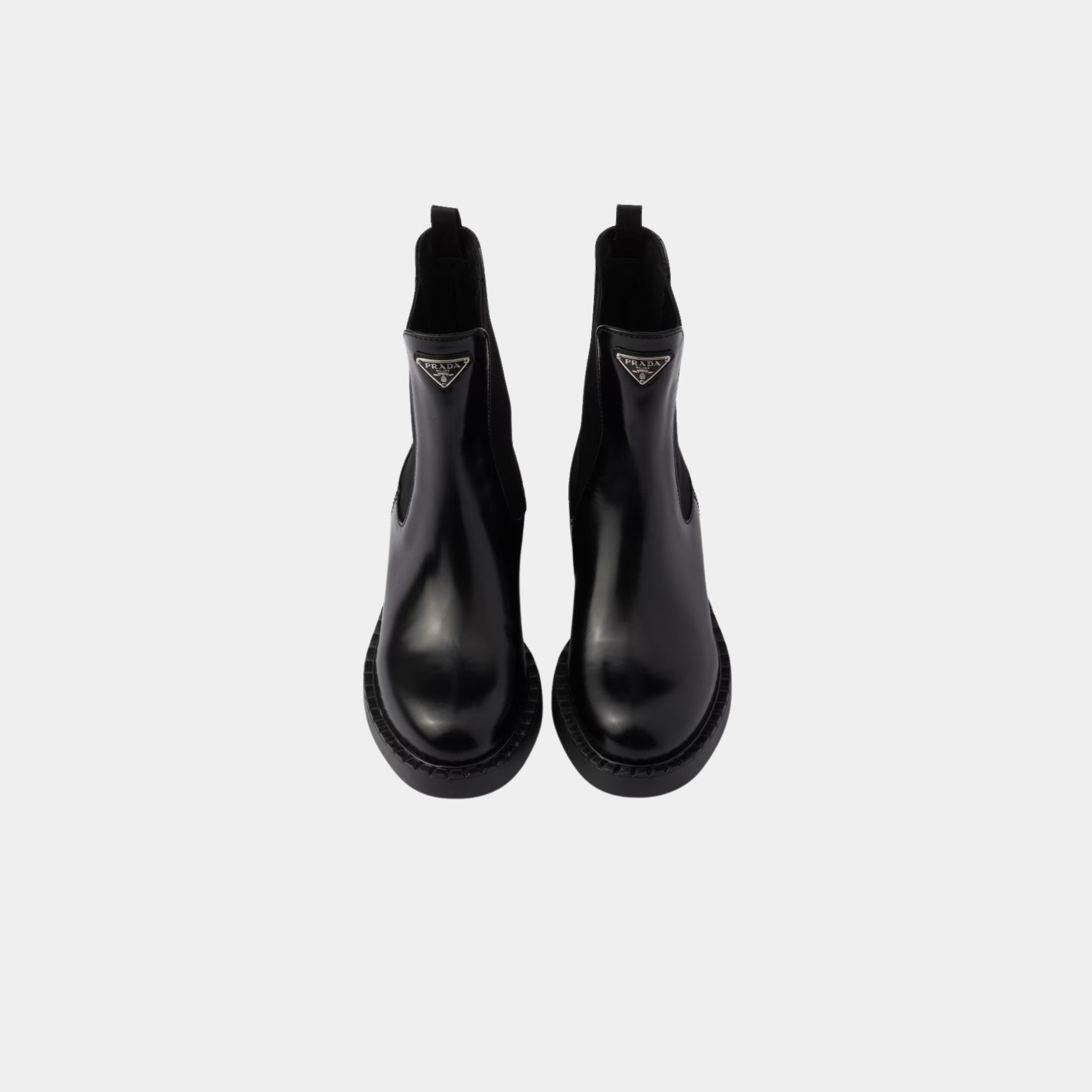 Brushed Leather Chelsea Boots