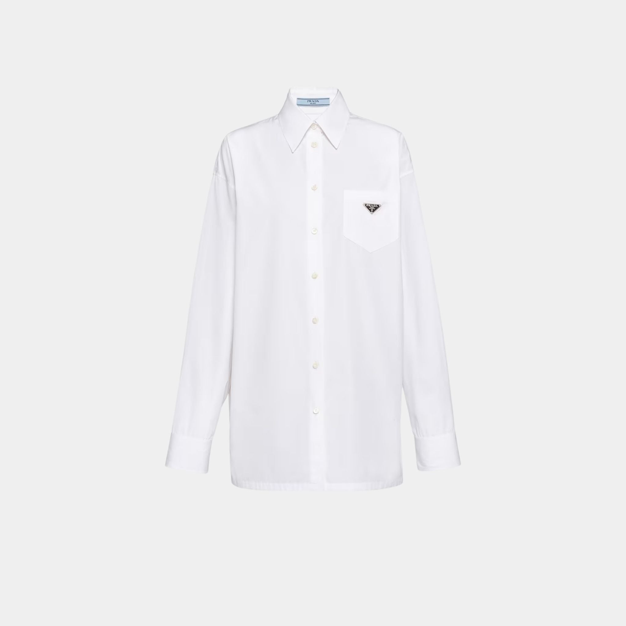 Cotton White Poplin Shirt