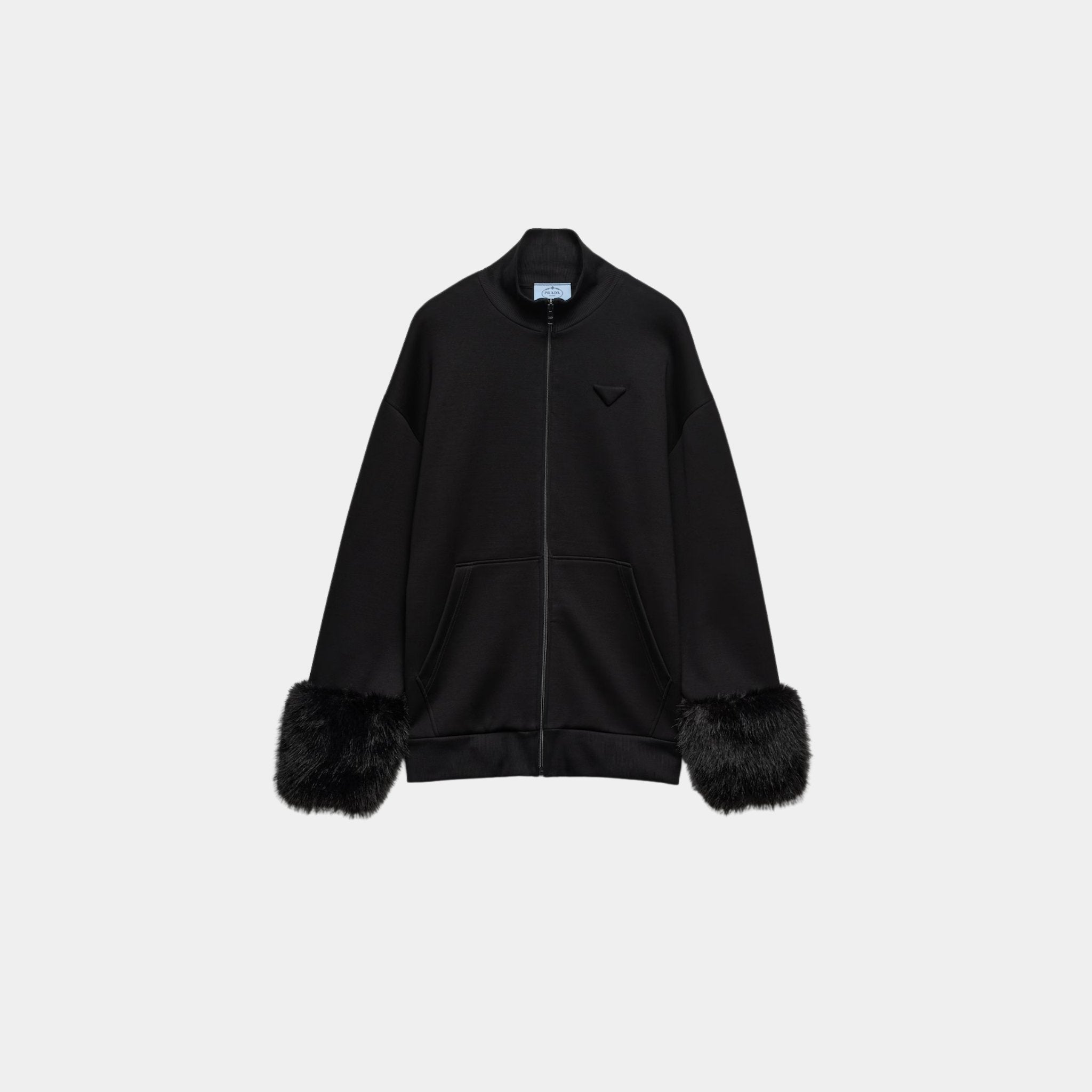 Double Fleece High-neck Blouson