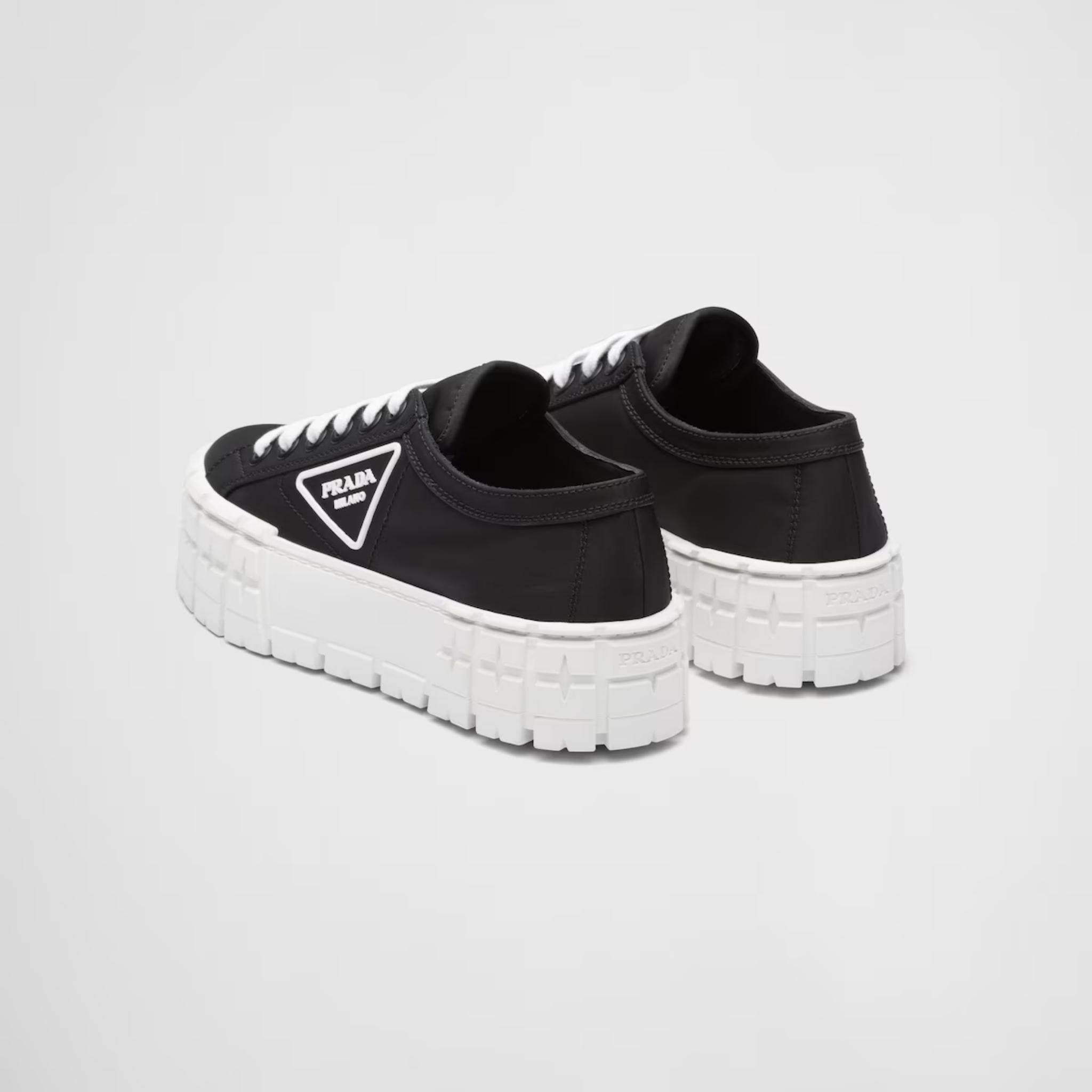 Double Wheel Re-Nylon Gabardine Sneakers