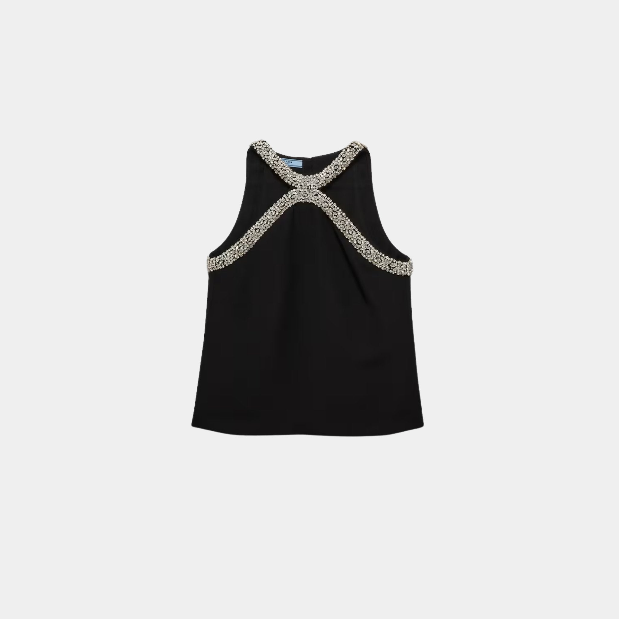 Embroidered Cady Top Embroidered Design