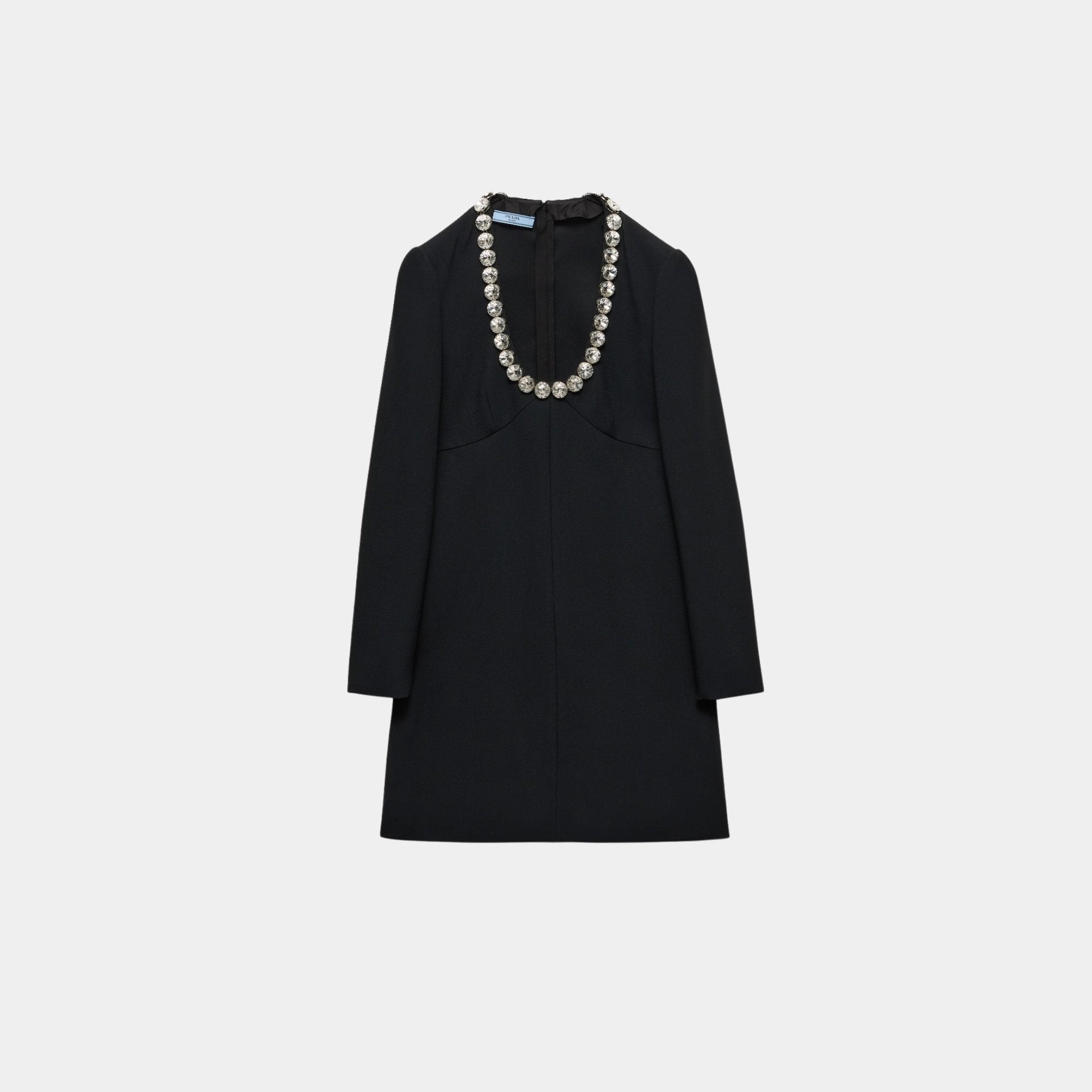 Embroidered Sablè Compact Mini Dress