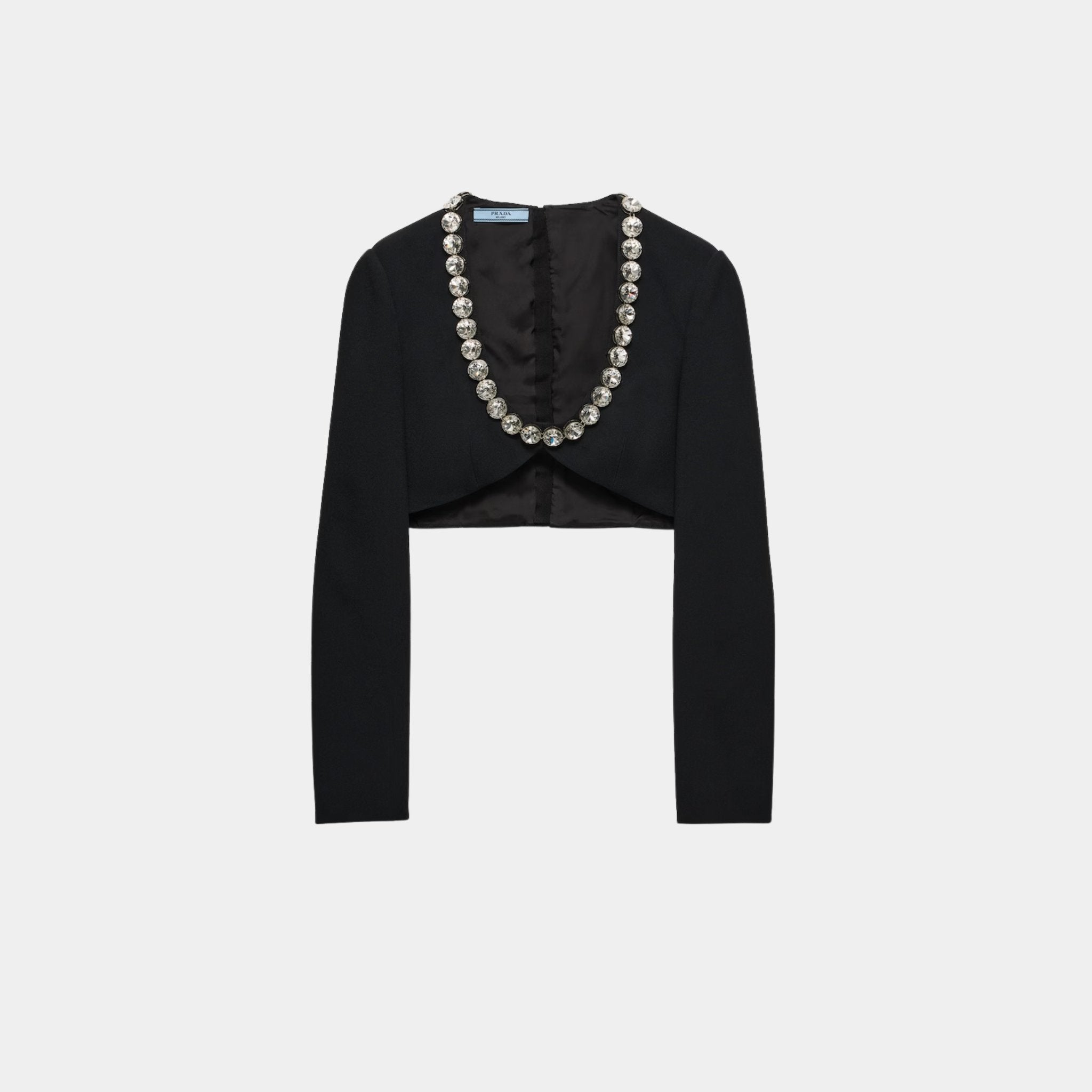 Embroidered Sablè Compact Top