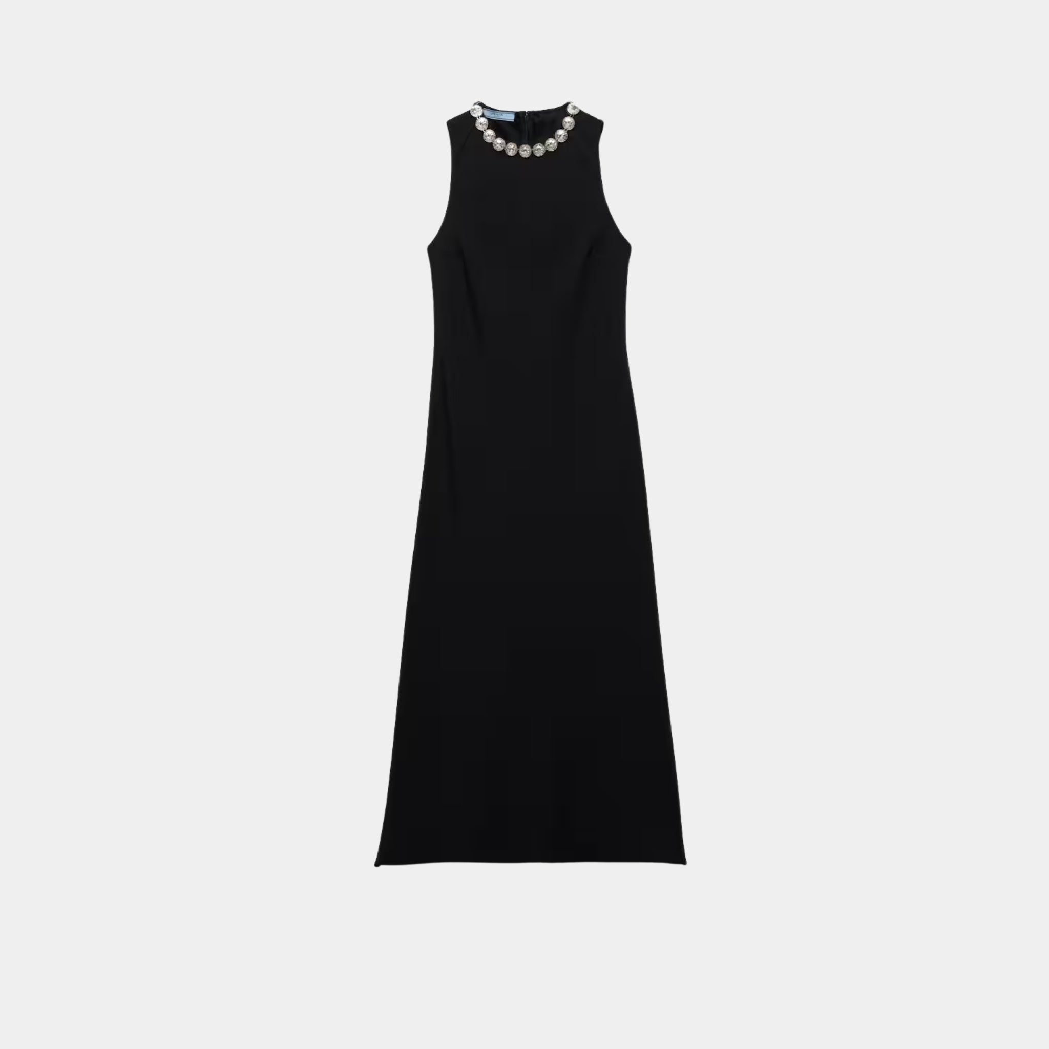 Embroidered Sablé Sheath Dress