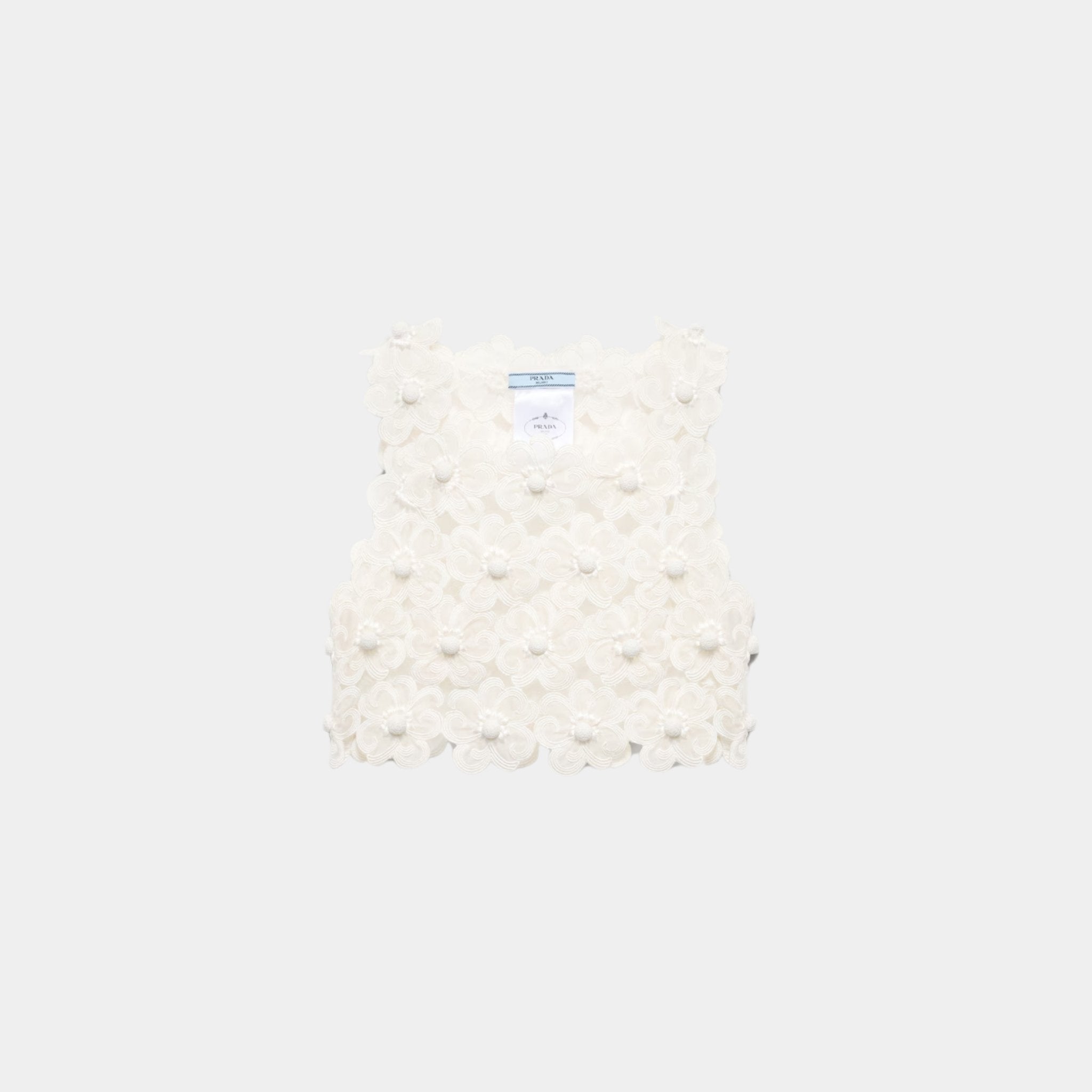Guipure Top with Daisy Embroidery
