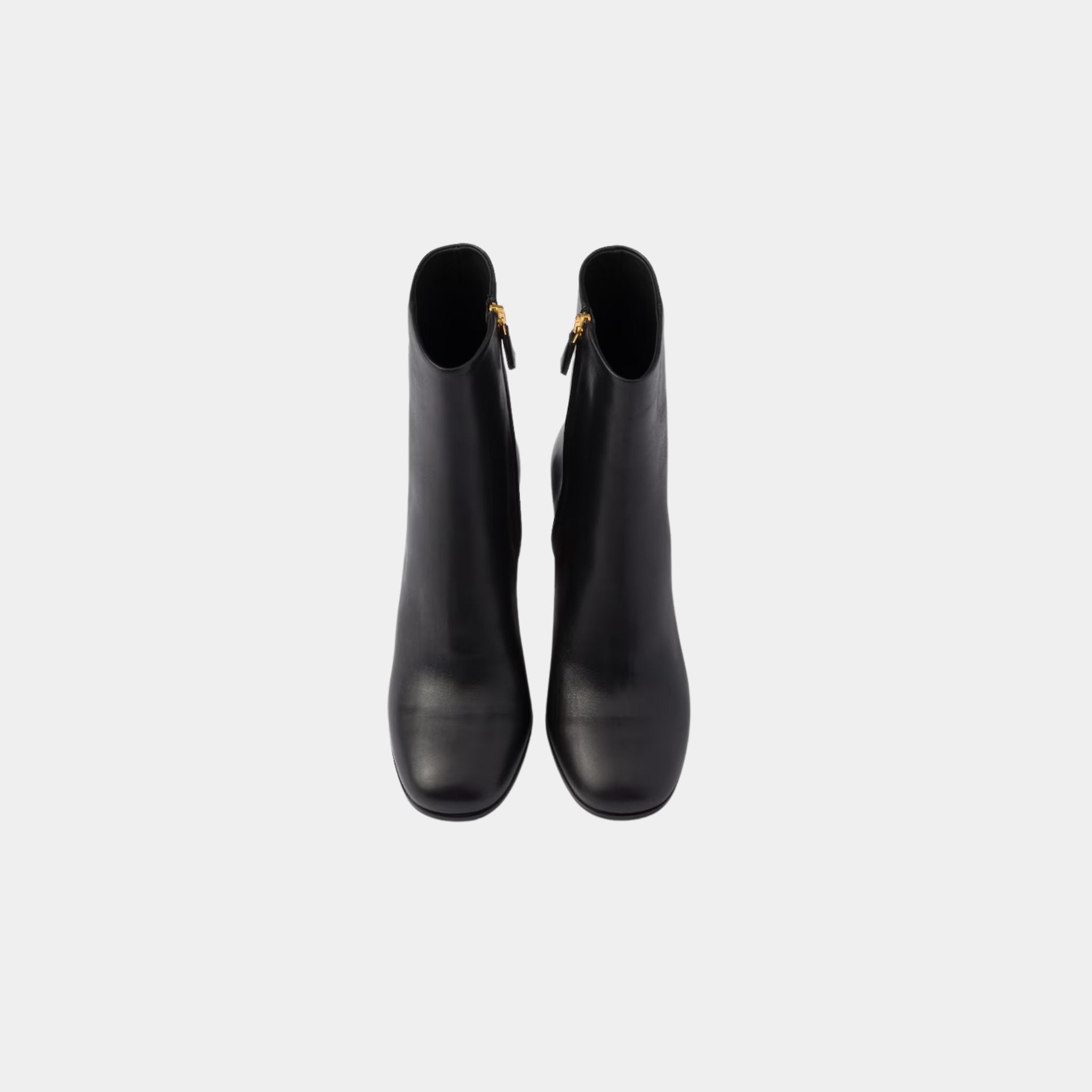 Leather High Heeled Booties