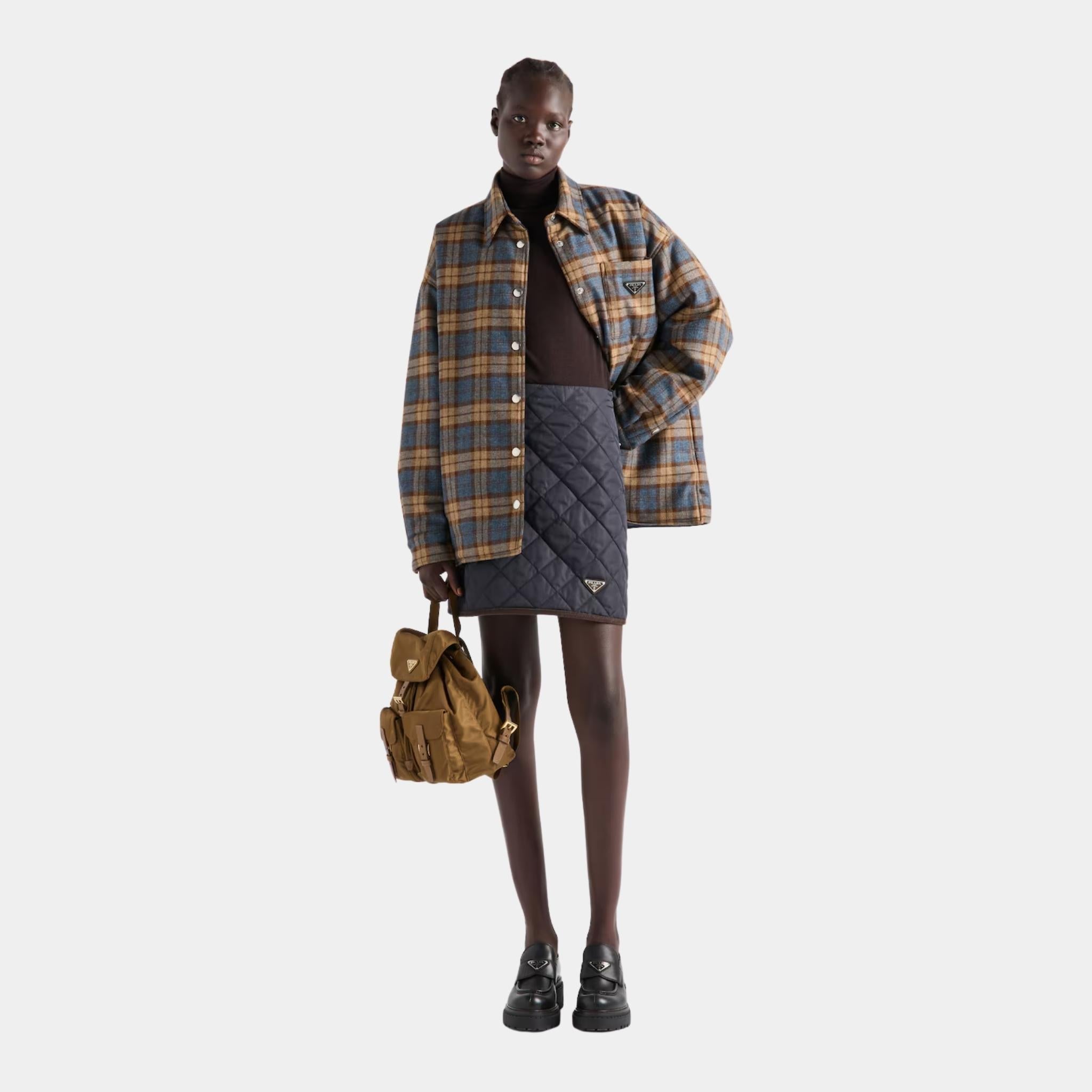 Lightweight Re-Nylon Miniskirt