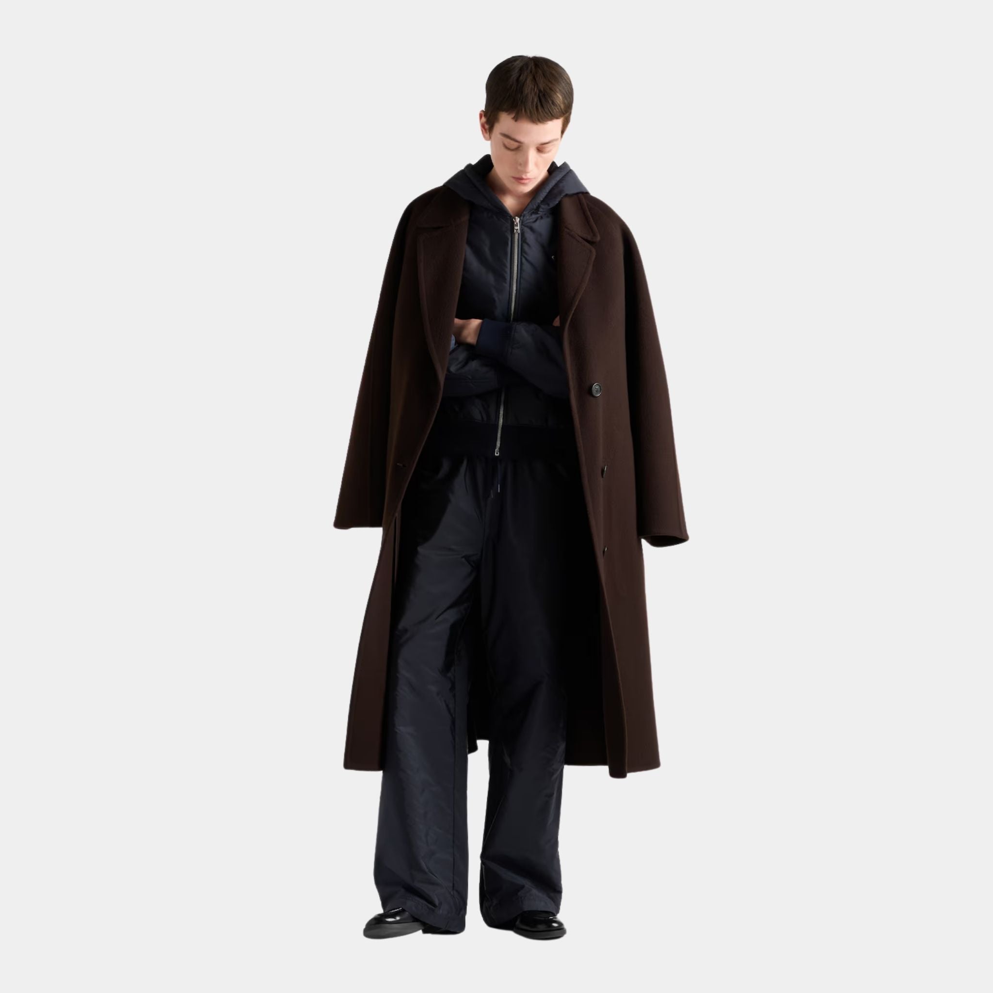 Lightweight Re-Nylon Wide Leg Pants