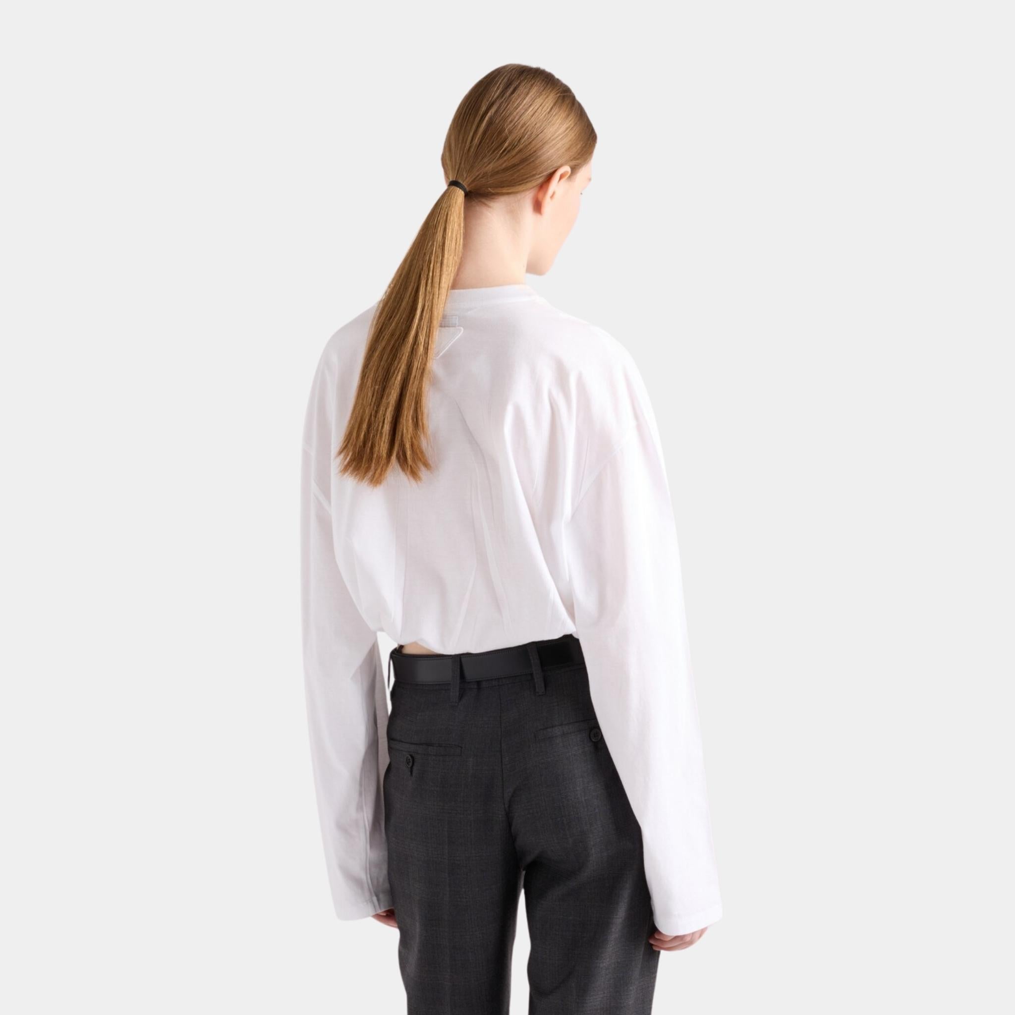 Long-sleeved Jersey T-shirt