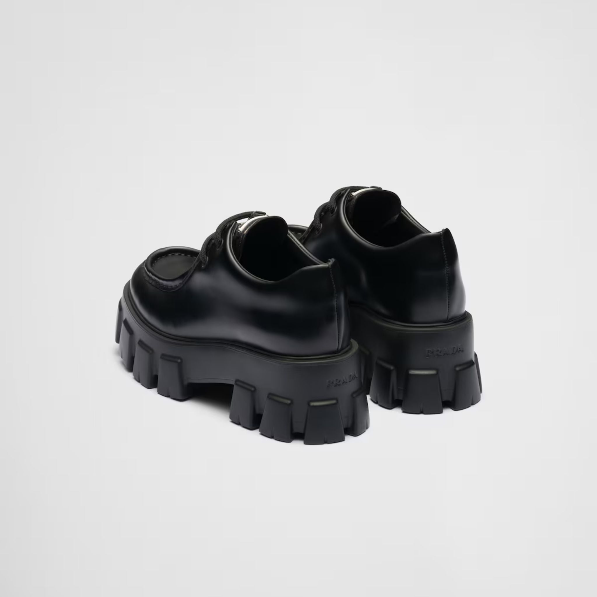 Monolith Brushed Leather Lace Up Shoes