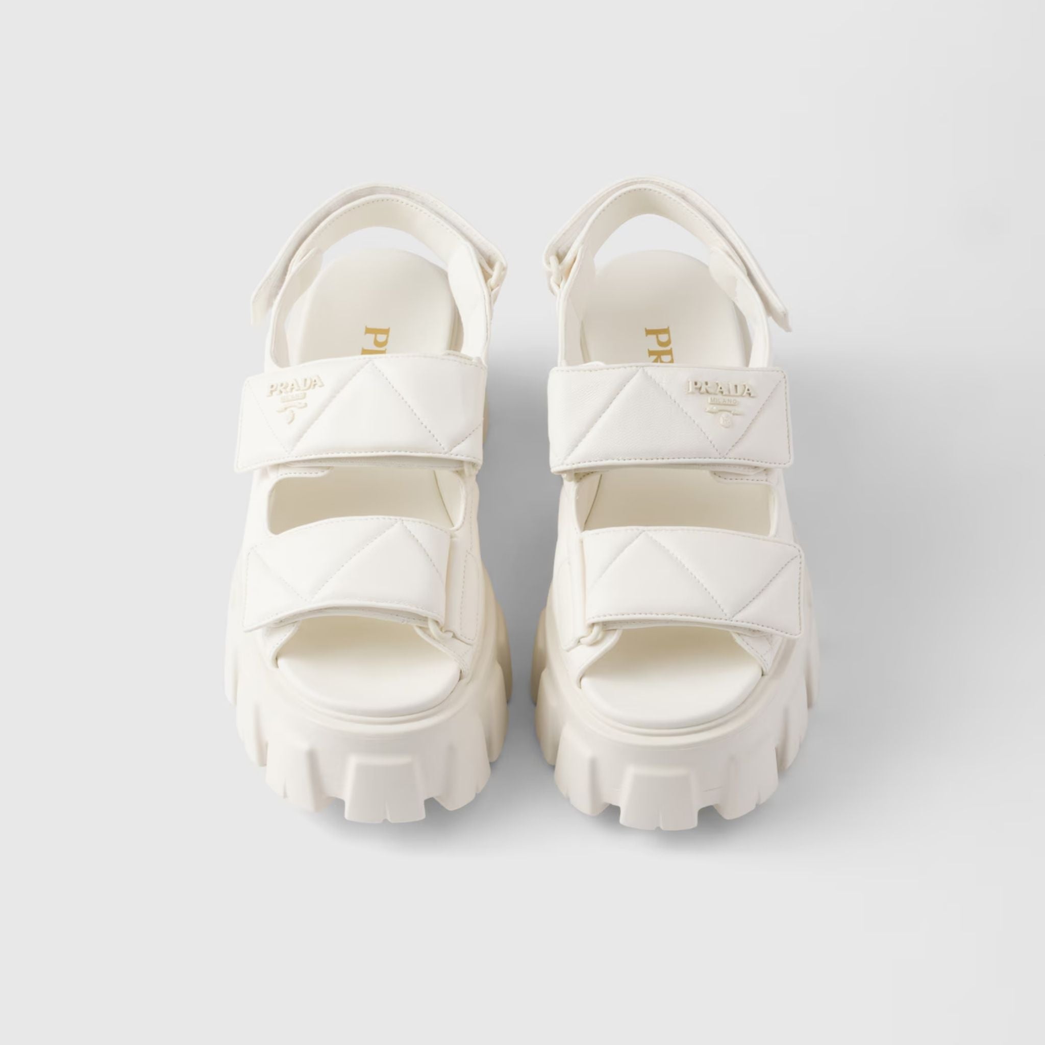 Monolith Nappa Lambskin Leather Sandals