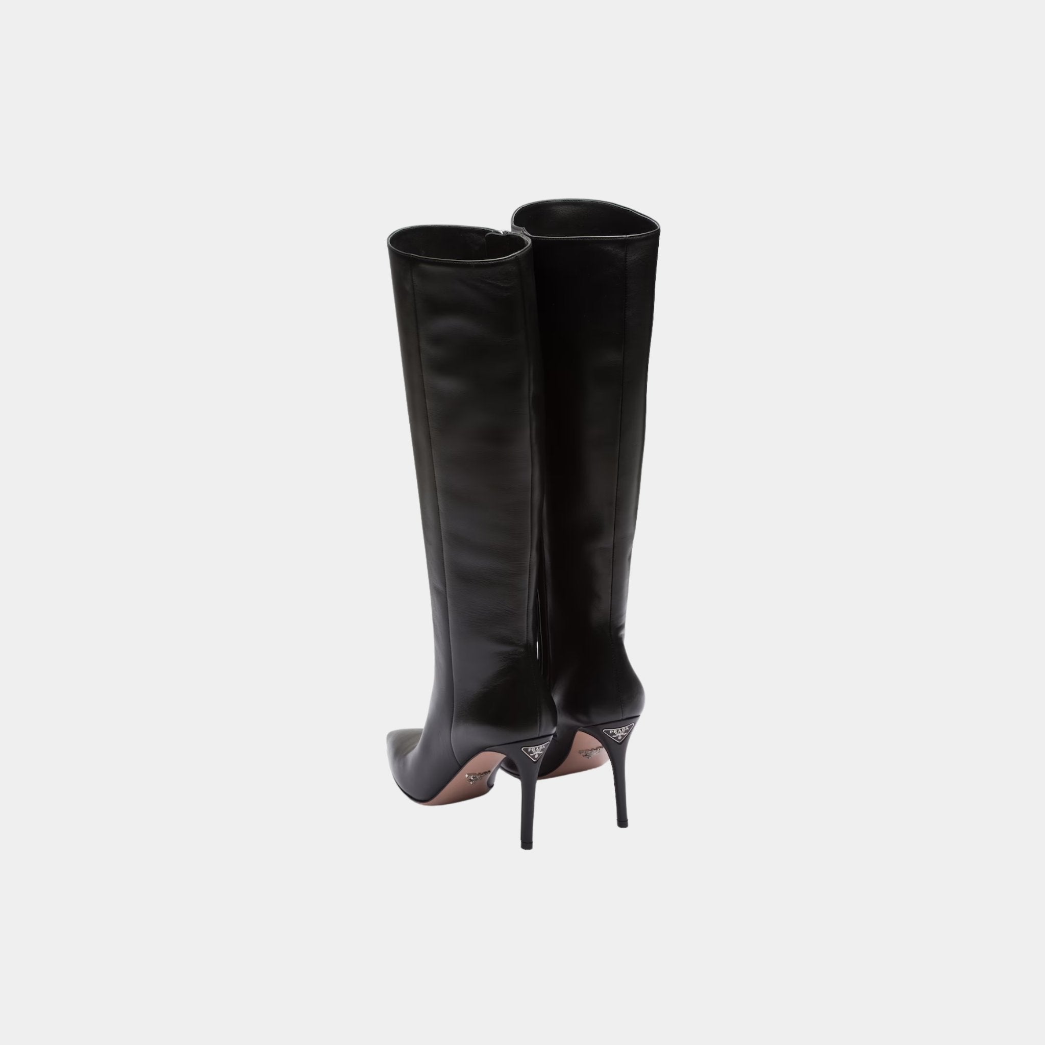 Nappa Leather Knee High Boots