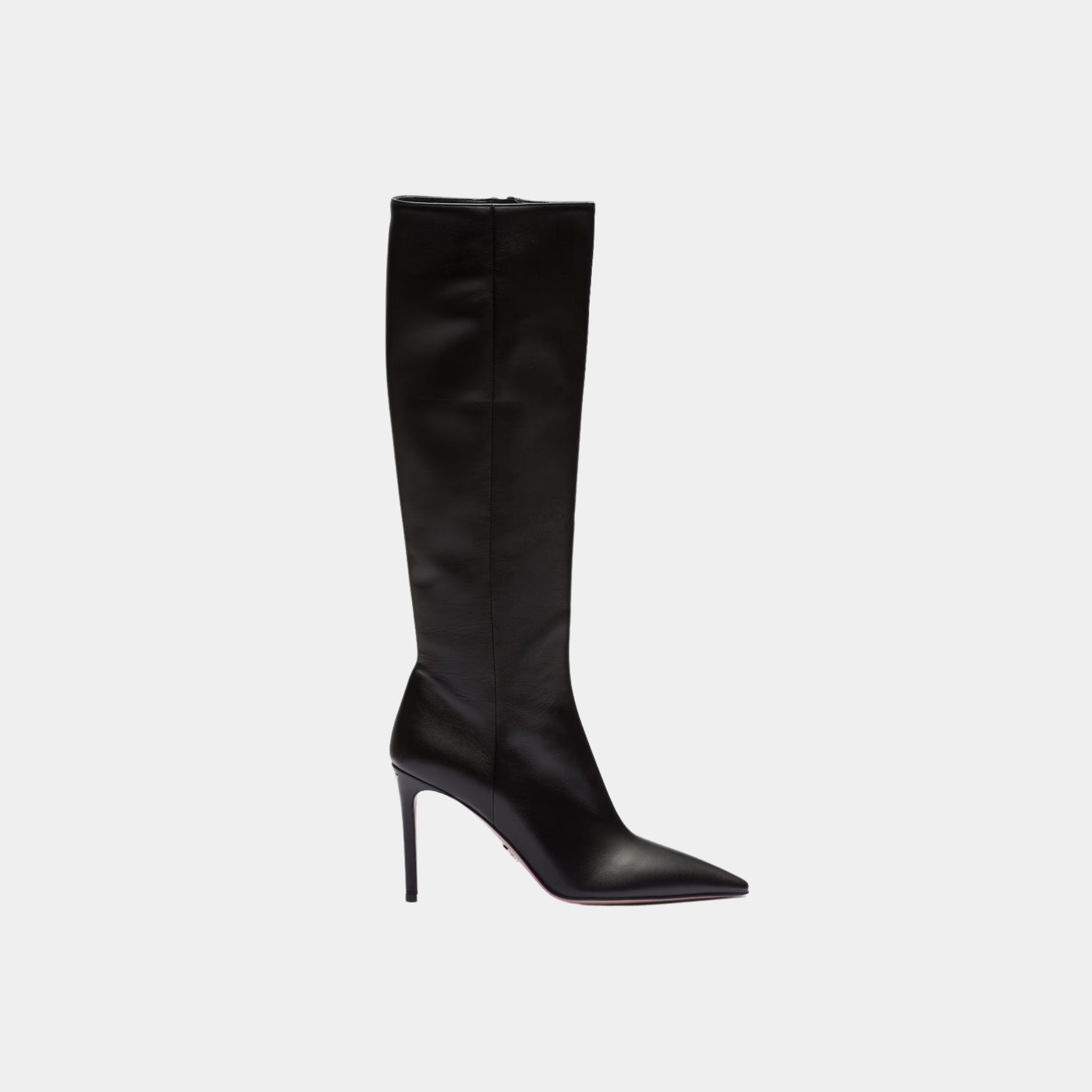 Nappa Leather Knee High Boots