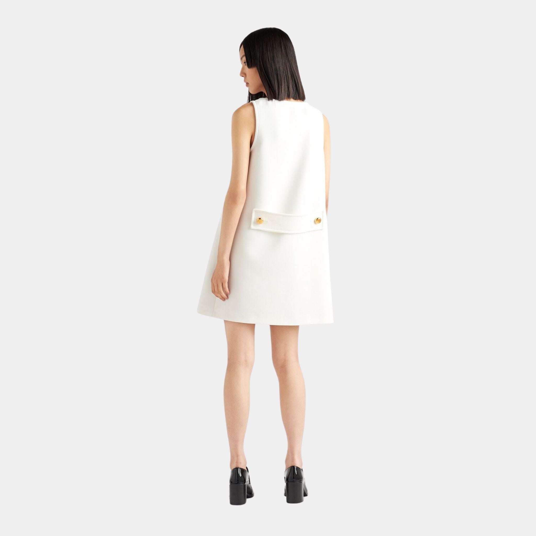 Natté Straight Minidress