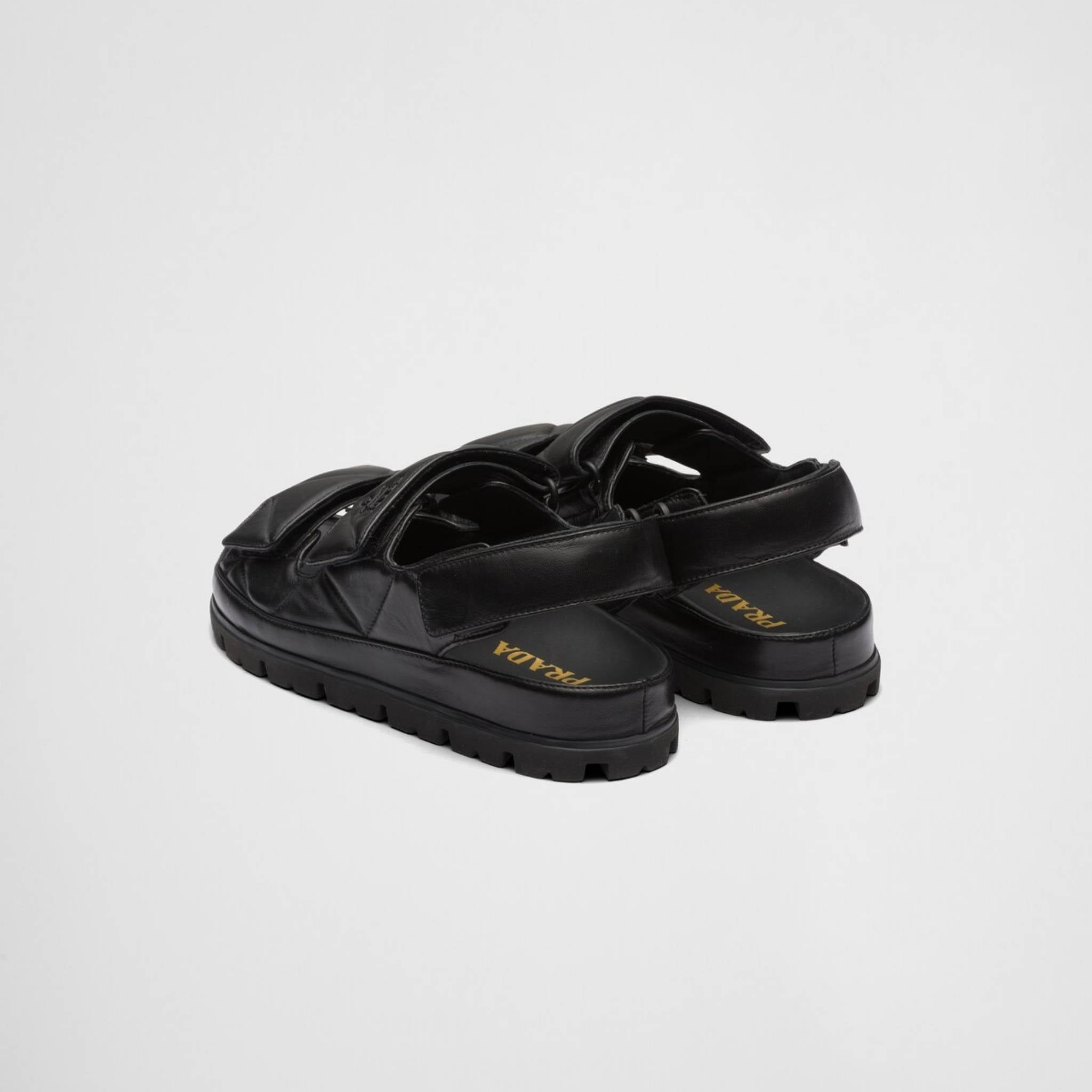 Padded Nappa Leather Sandals
