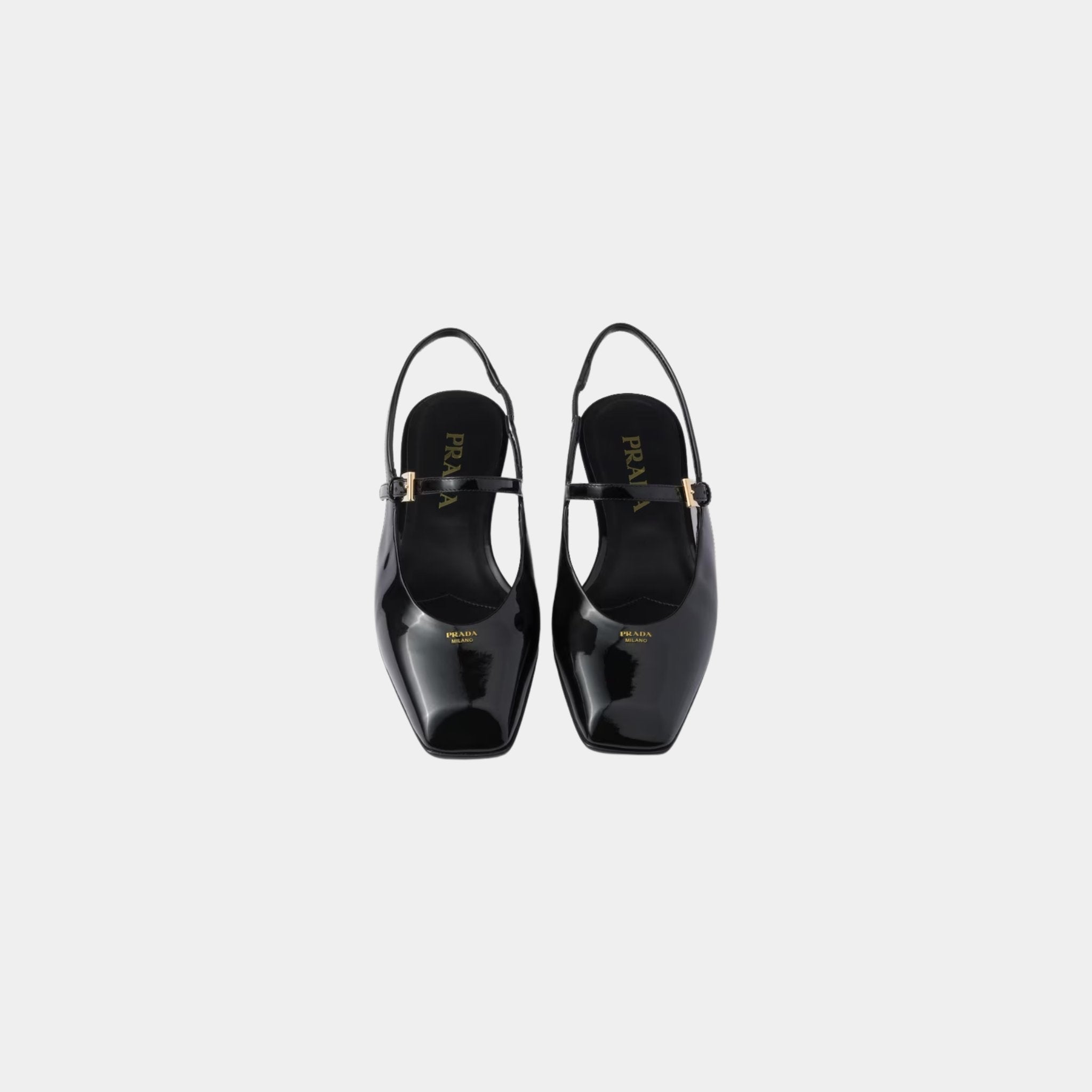 Patent Leather Slingback Ballerinas