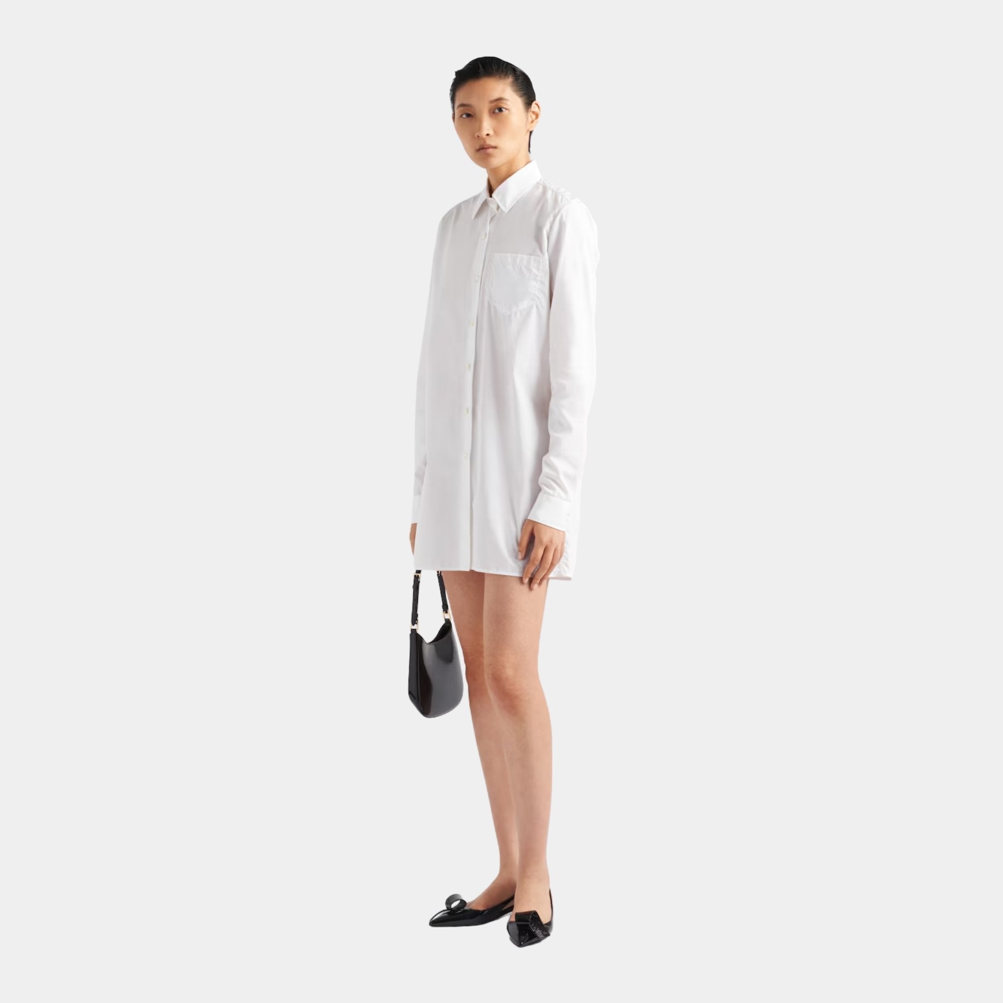 Poplin Mini Shirtdress