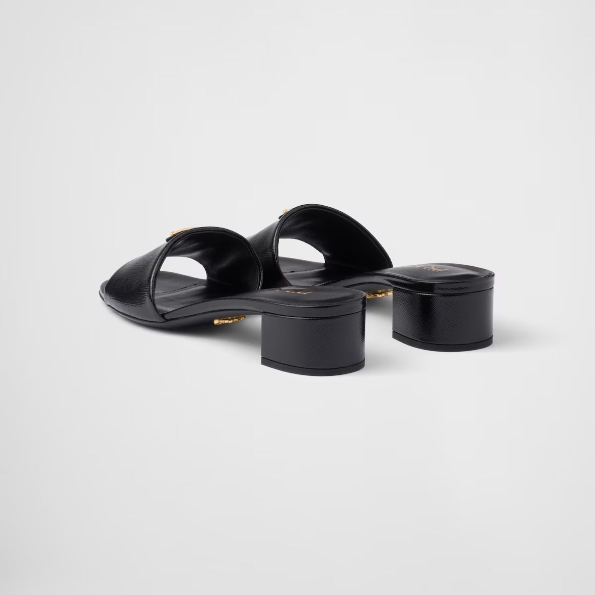 Saffiano Patent Leather Sandals