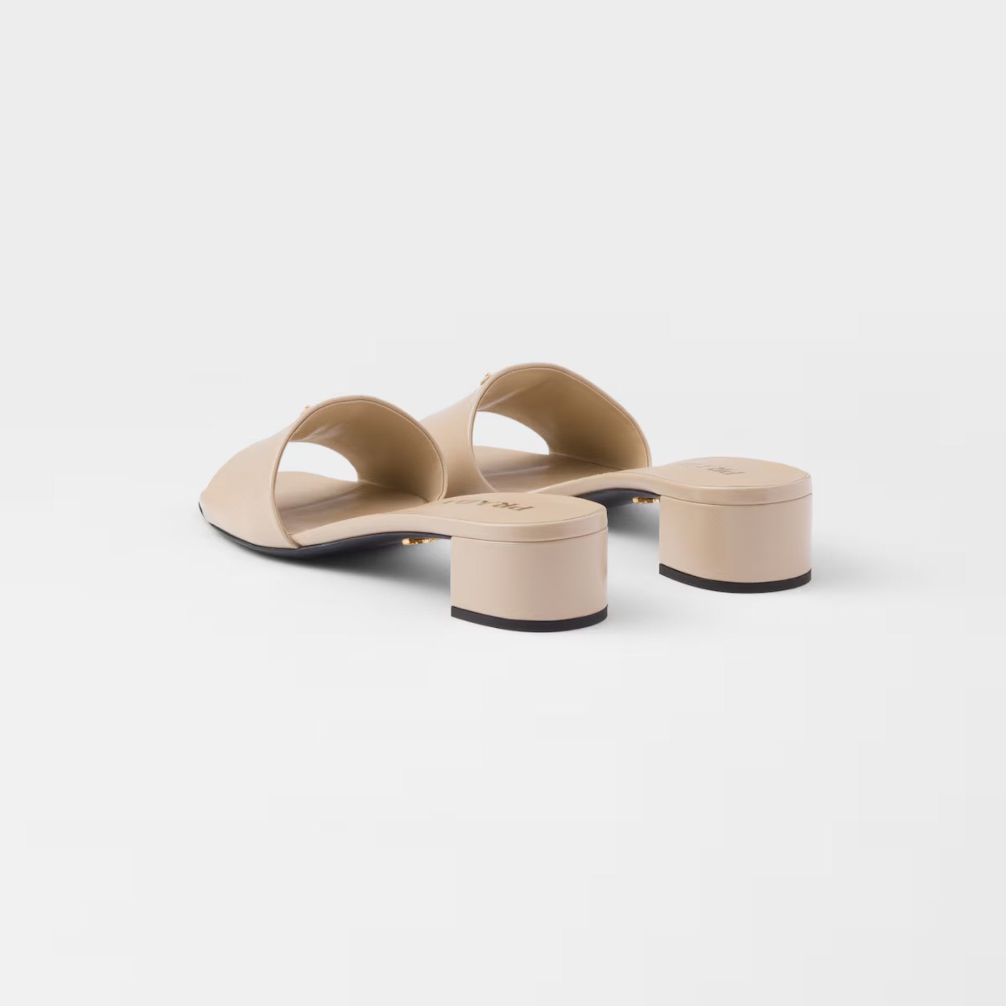 Saffiano Patent Leather Sandals