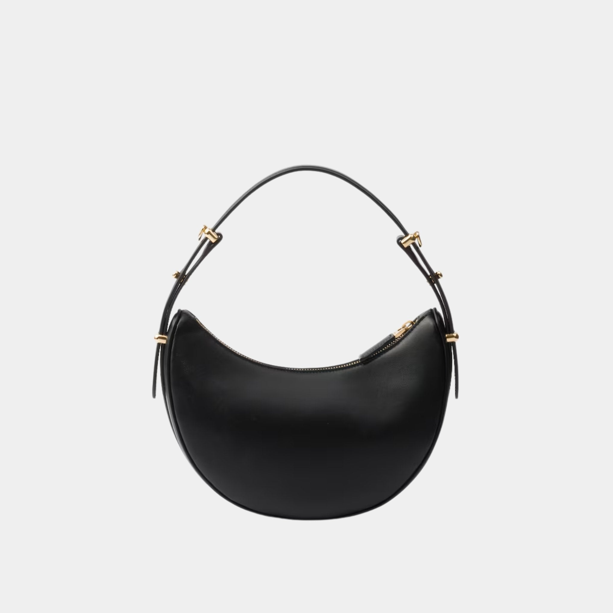 Small Arque Leather Shoulder Bag