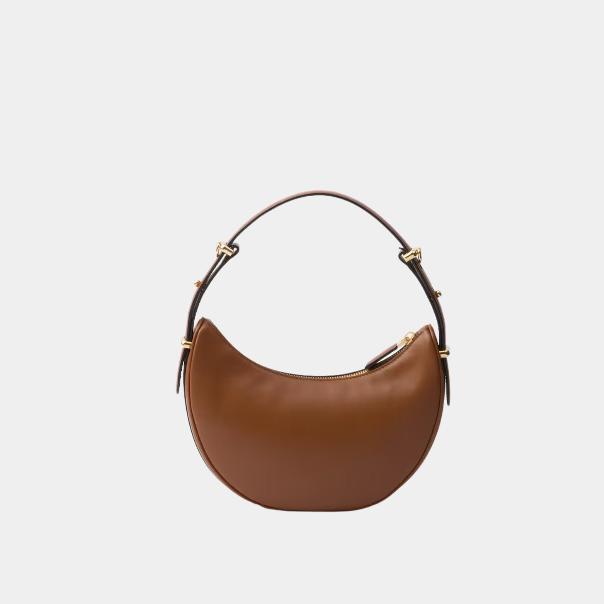 Small Arque Leather Shoulder Bag