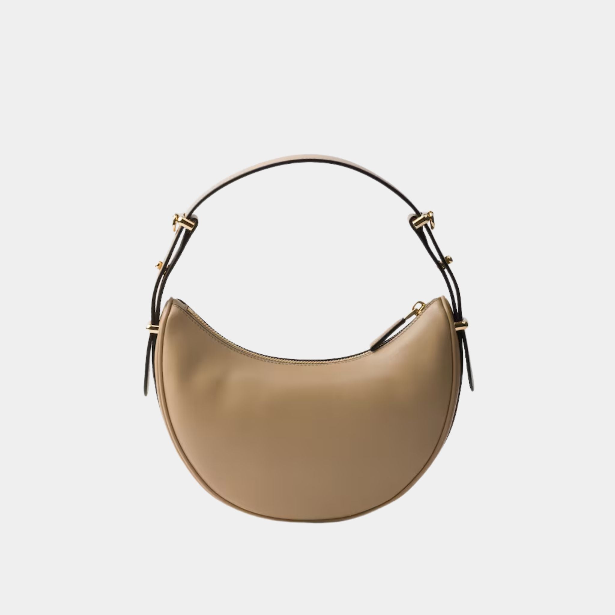 Small Arque Leather Shoulder Bag