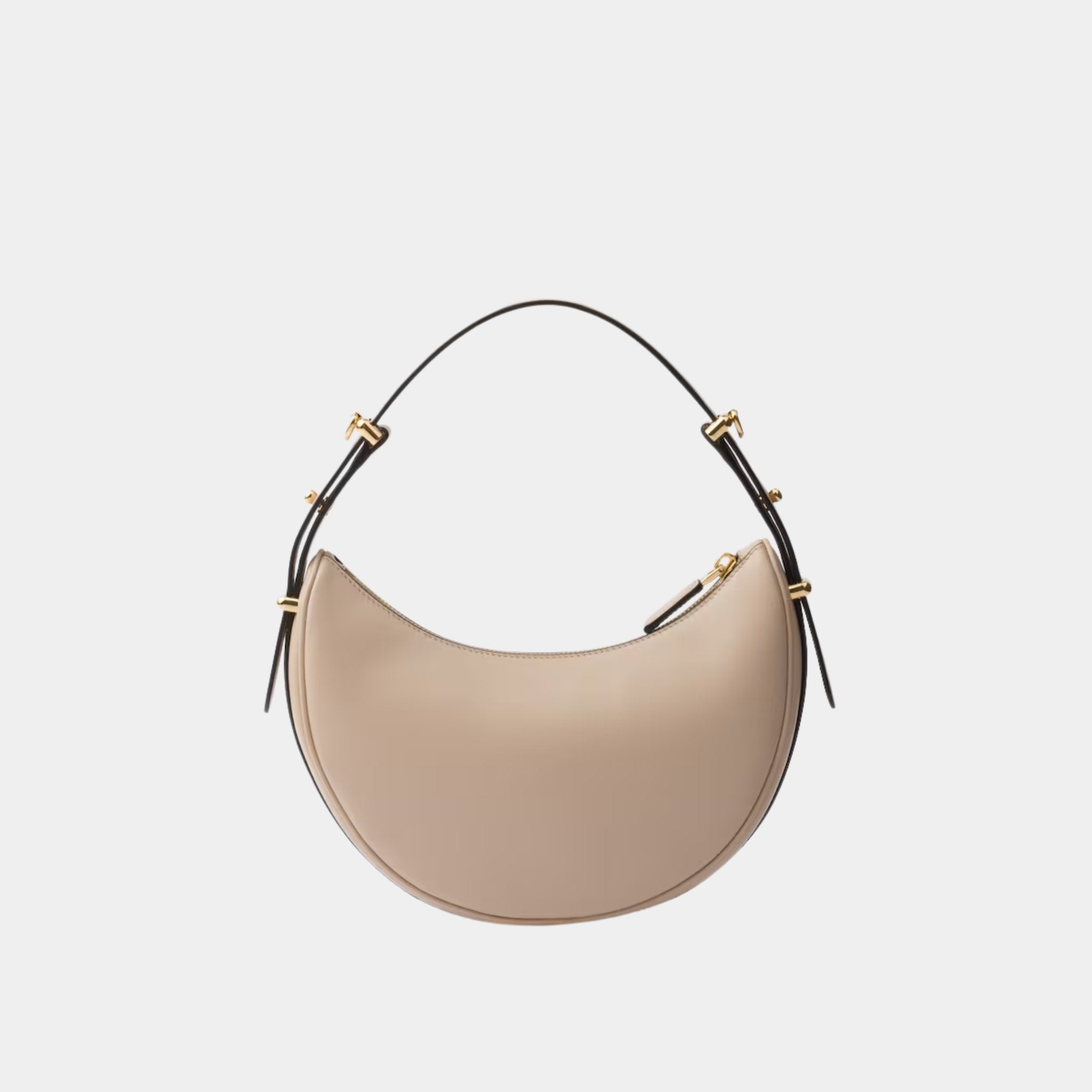 Small Arque Leather Shoulder Bag