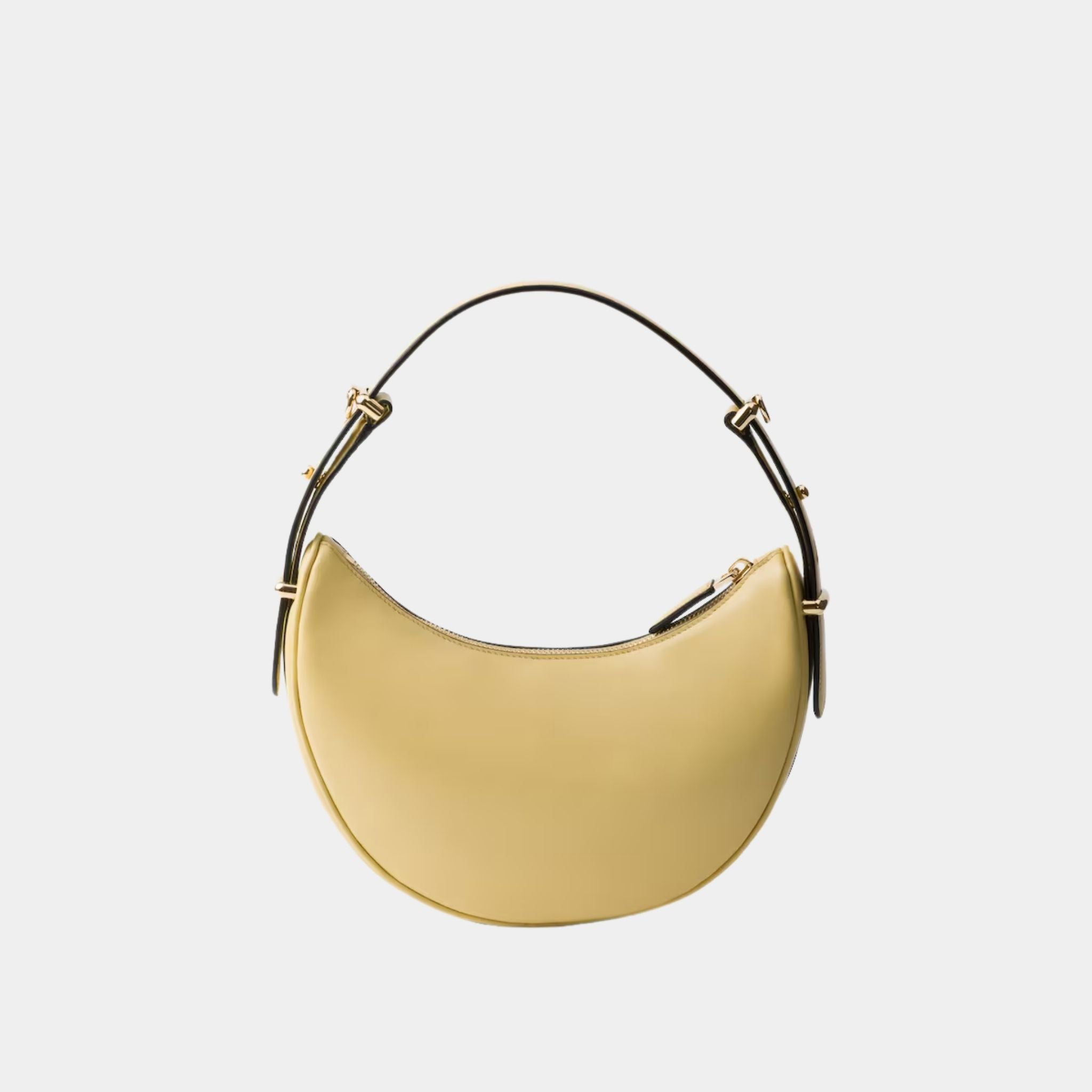 Small Arque Leather Shoulder Bag