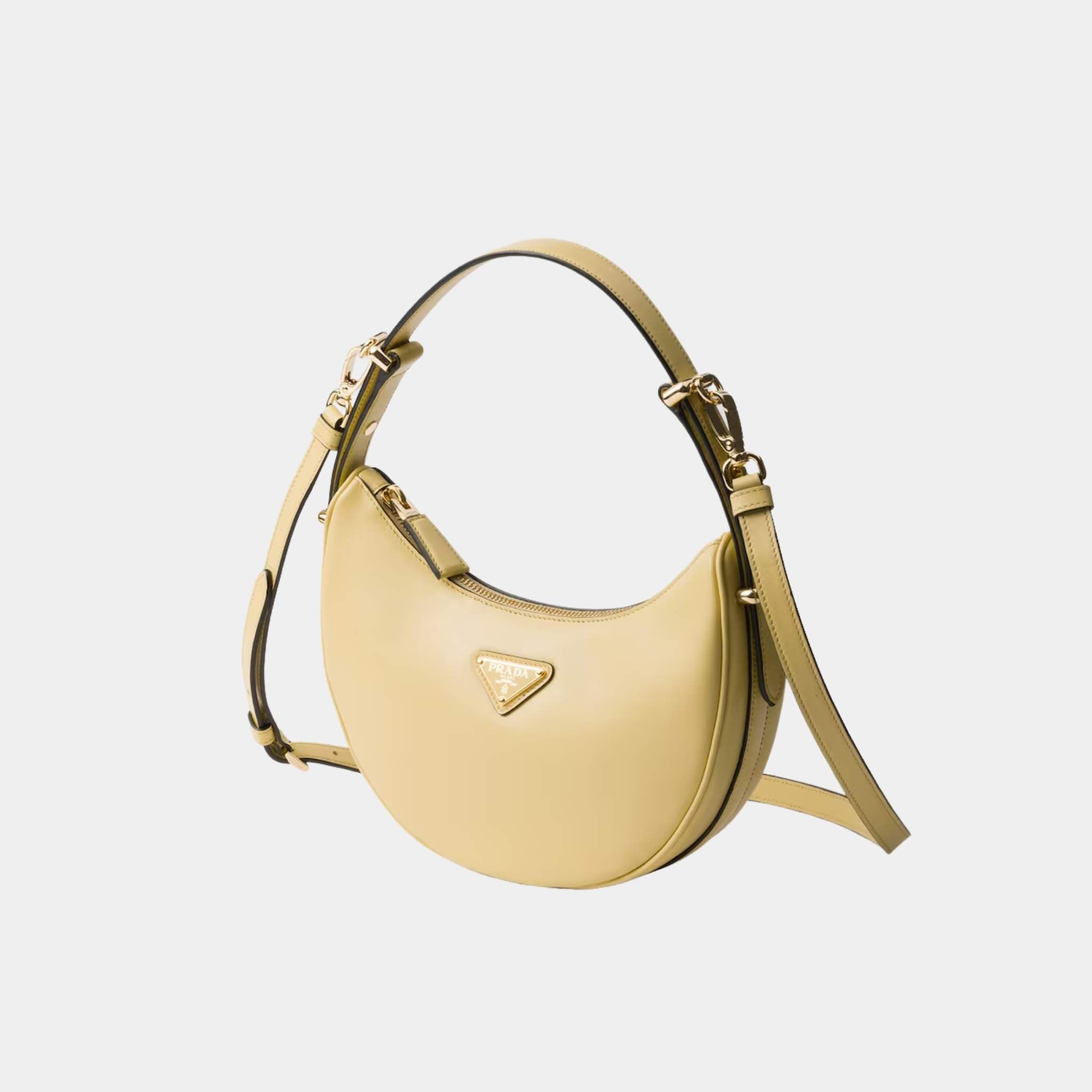 Small Arque Leather Shoulder Bag