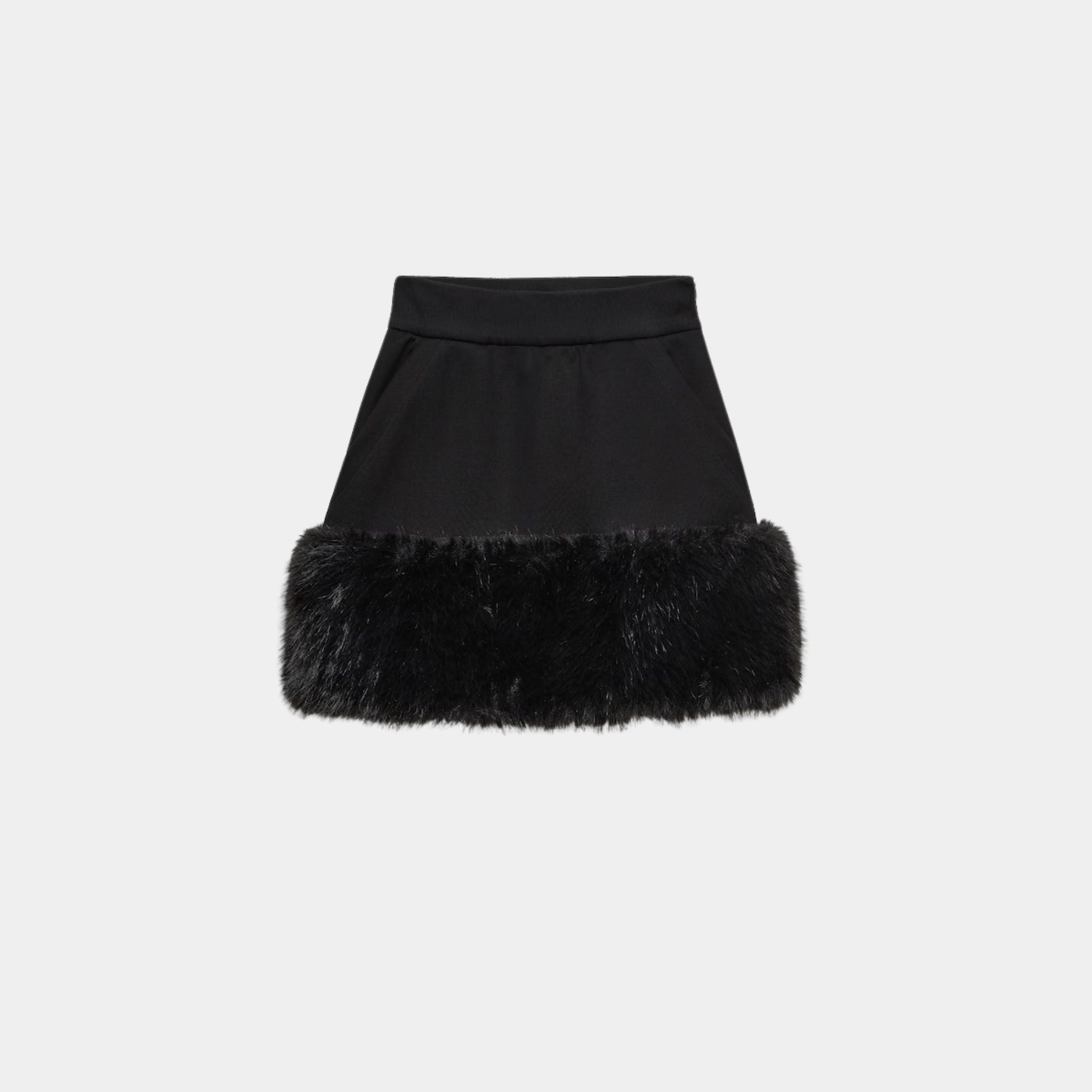 Unlined Short Sweatskirt