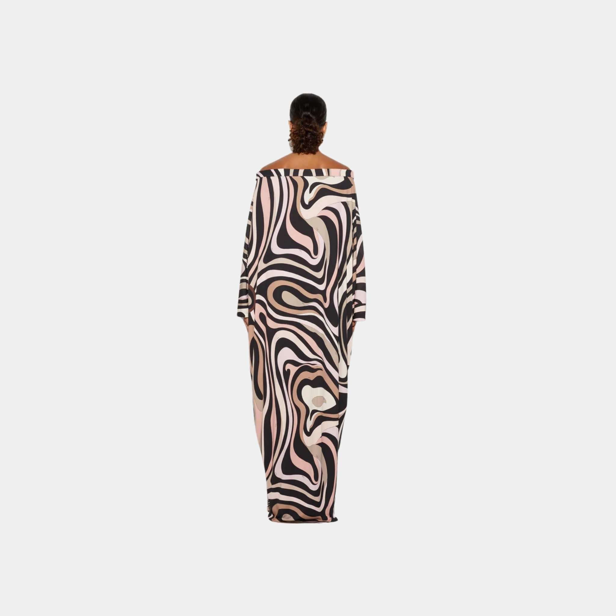 Marmo Boat Neck Kaftan