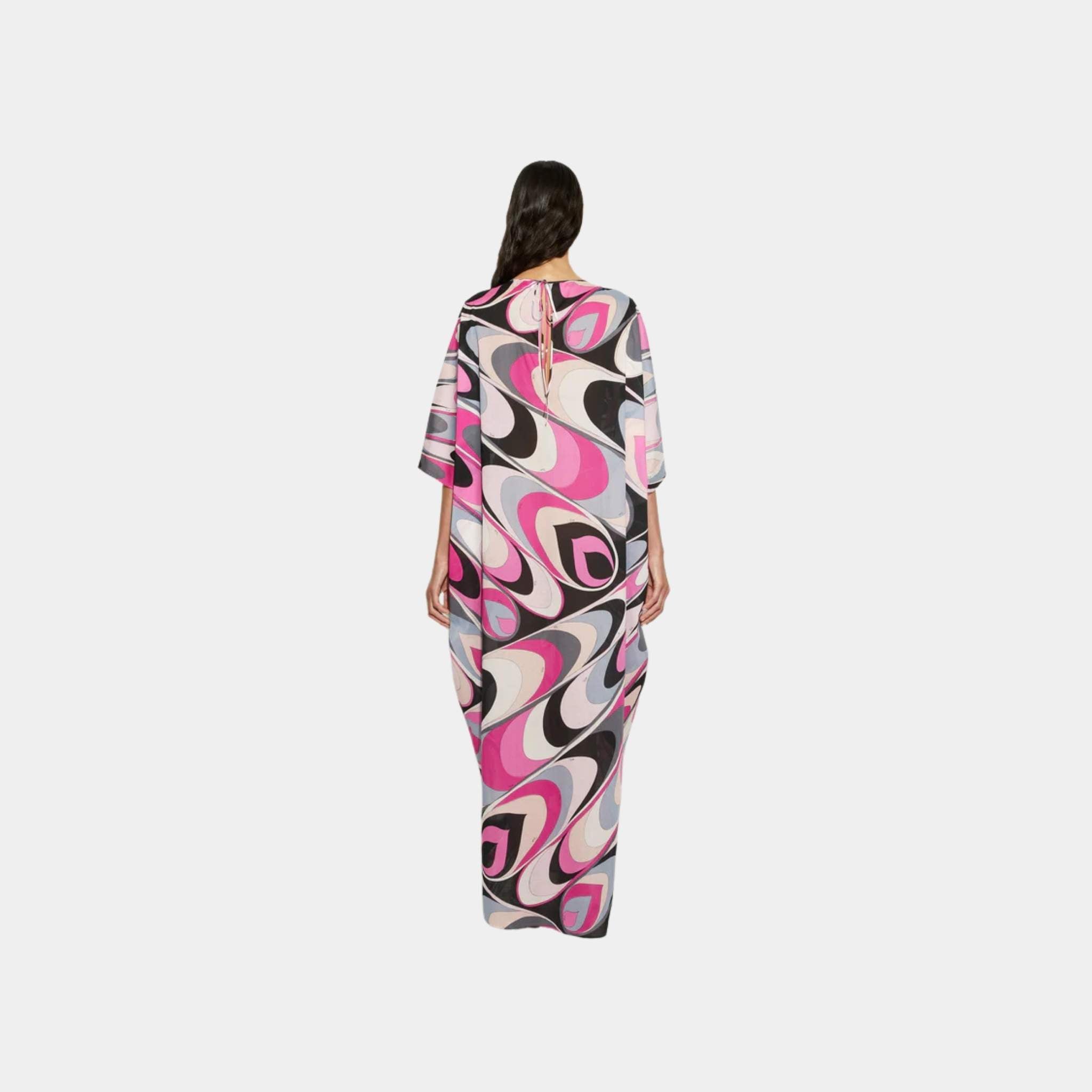 Onde Print Cotton Kaftan