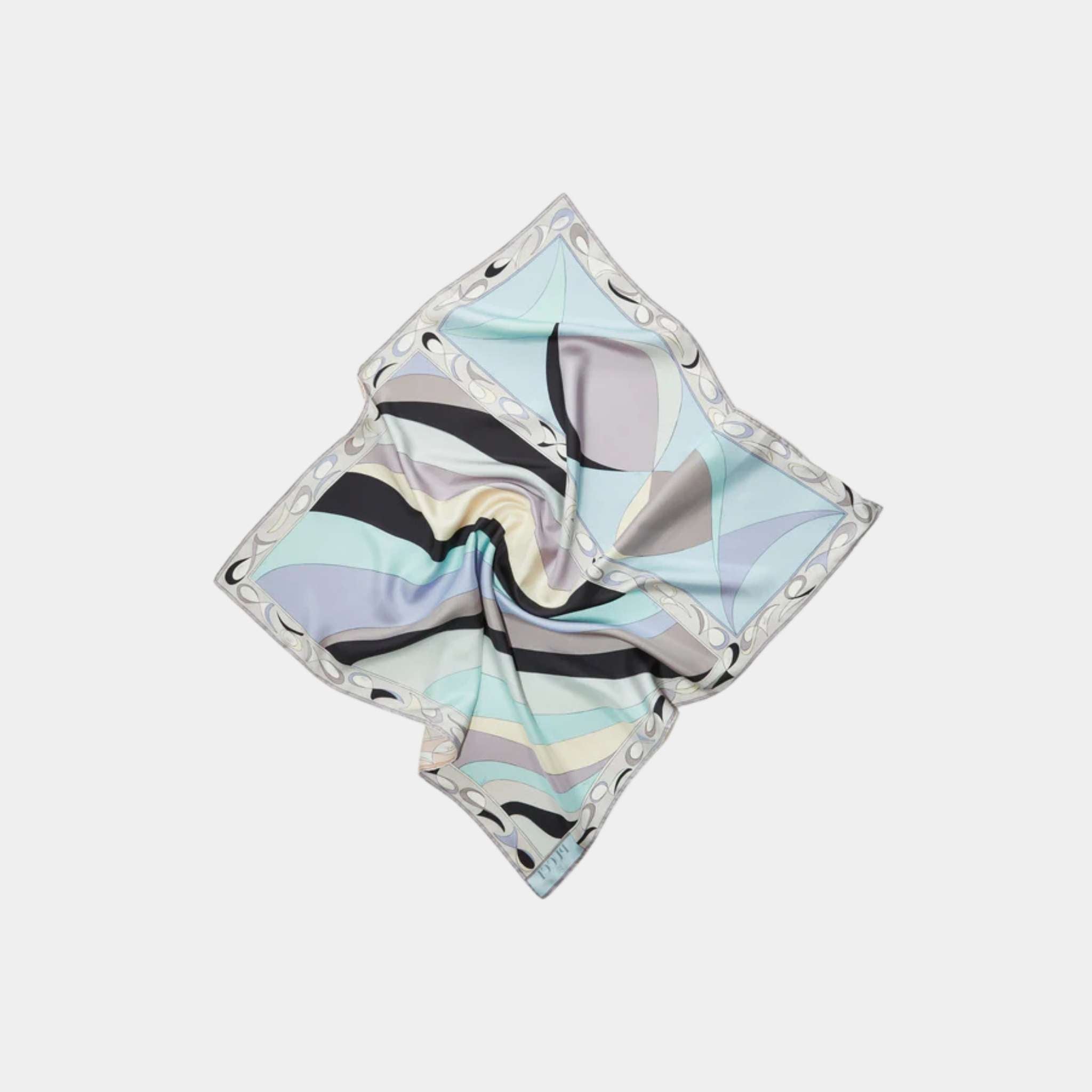 Pesci Print Silk-Twill Carre