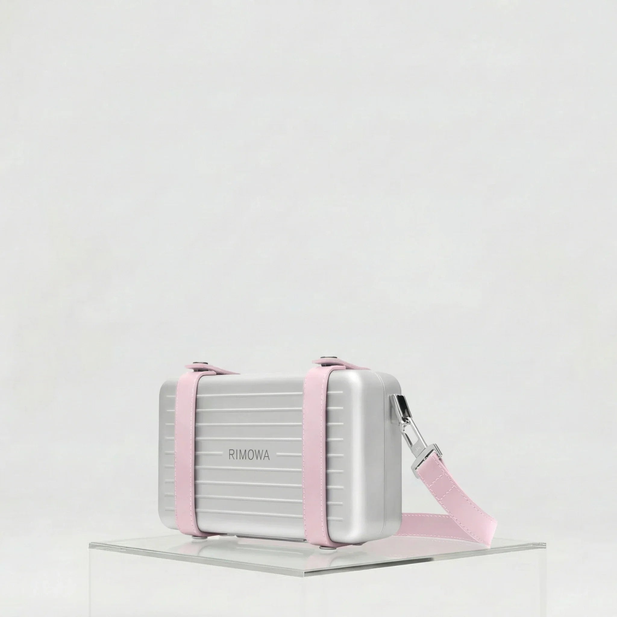 Rimowa Personal Aluminium Cross-Body Bag, Ballerina Pink, Front