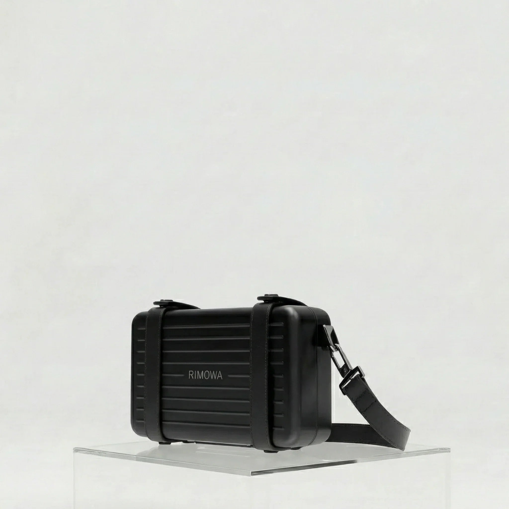 Rimowa Personal Aluminium Cross-Body Bag, Black, Front