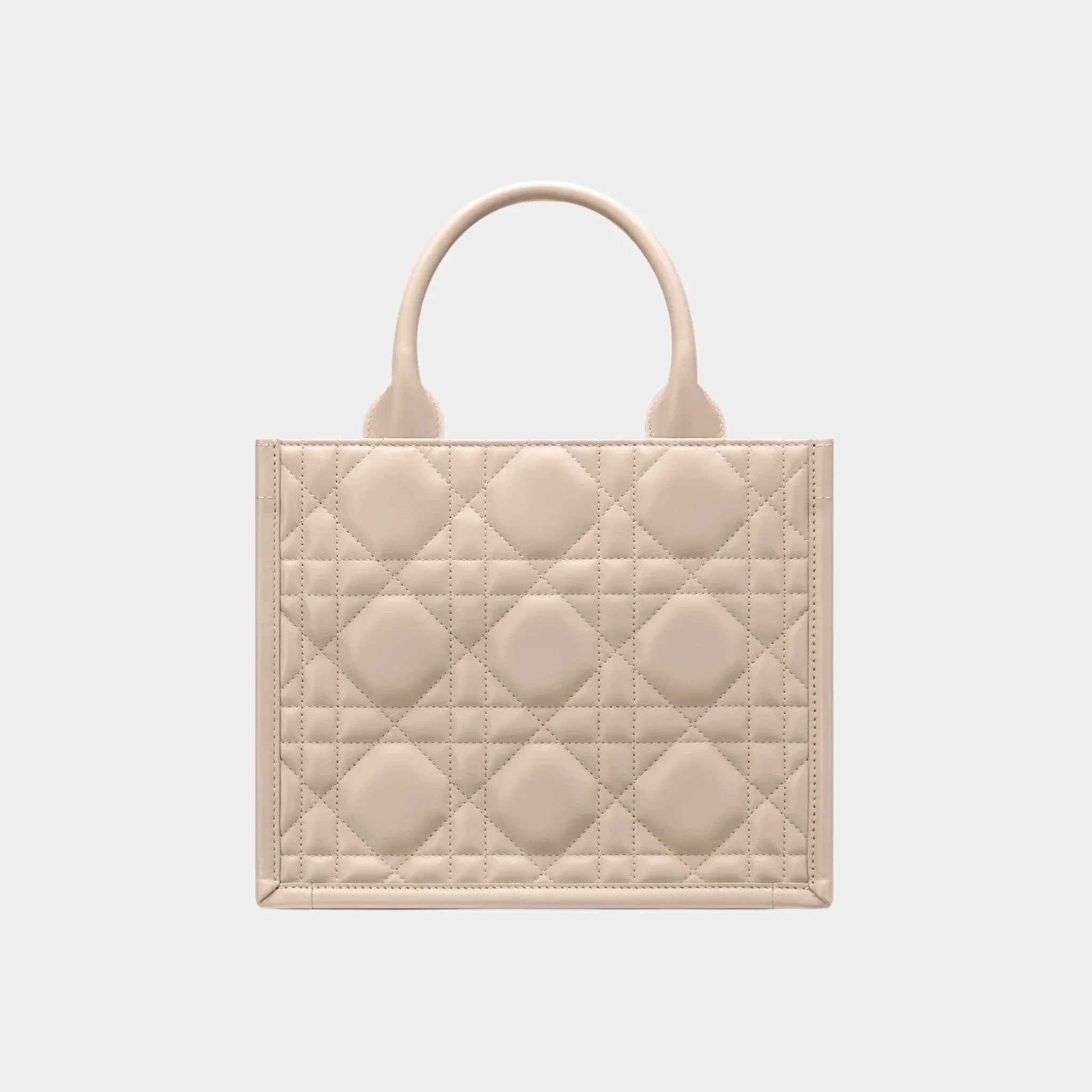 Small Dior Book Tote Macrocannage Calfskin