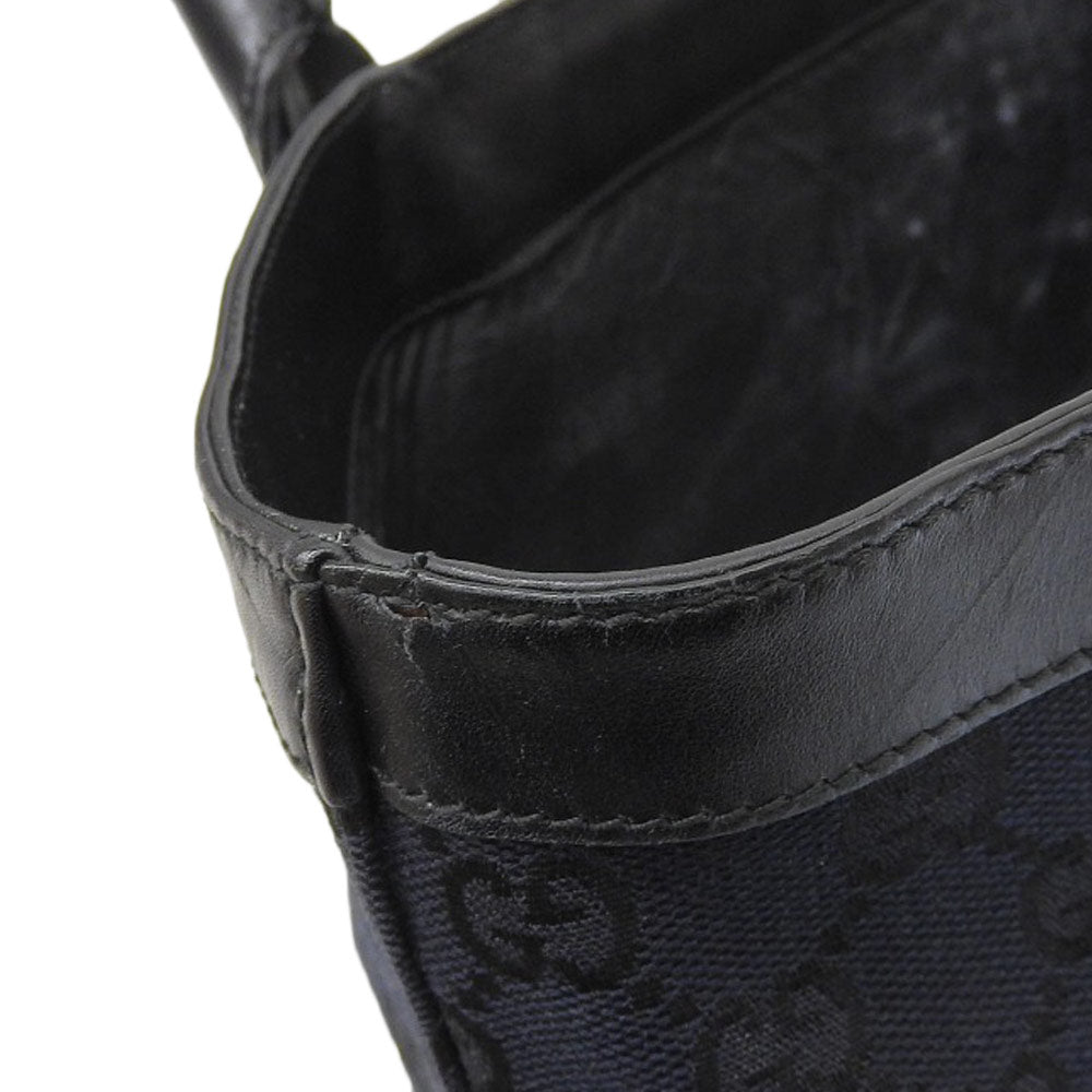 Gucci Canvas Leather Handbag Tote