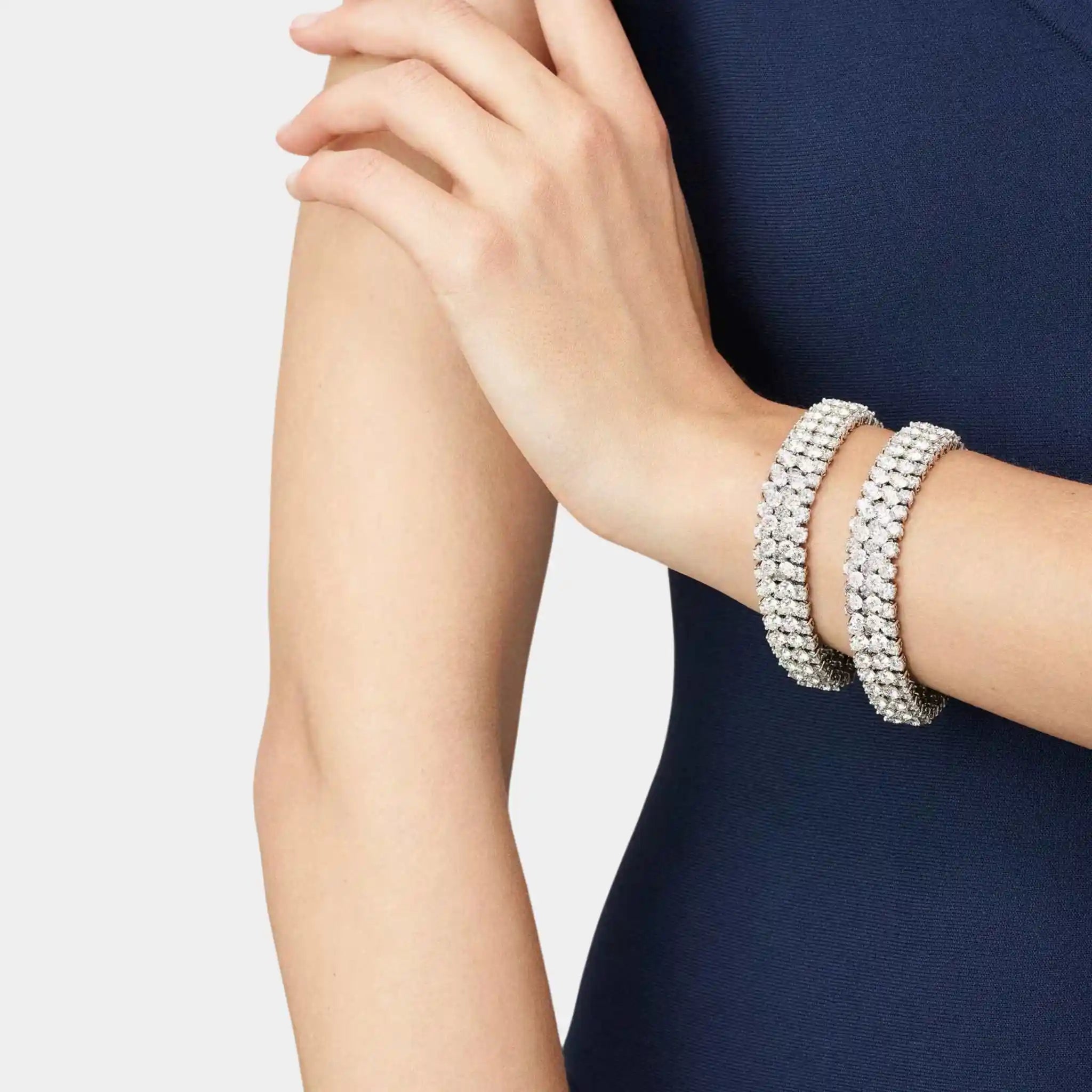 À Cheval Transformable Necklace Platinum Diamond