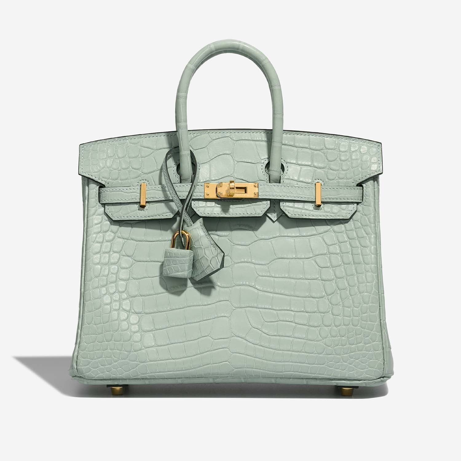 Birkin 25 Matte Alligator Vert d'Eau