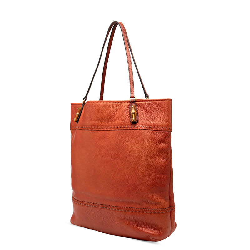 Gucci Bamboo Leather 2way Bag