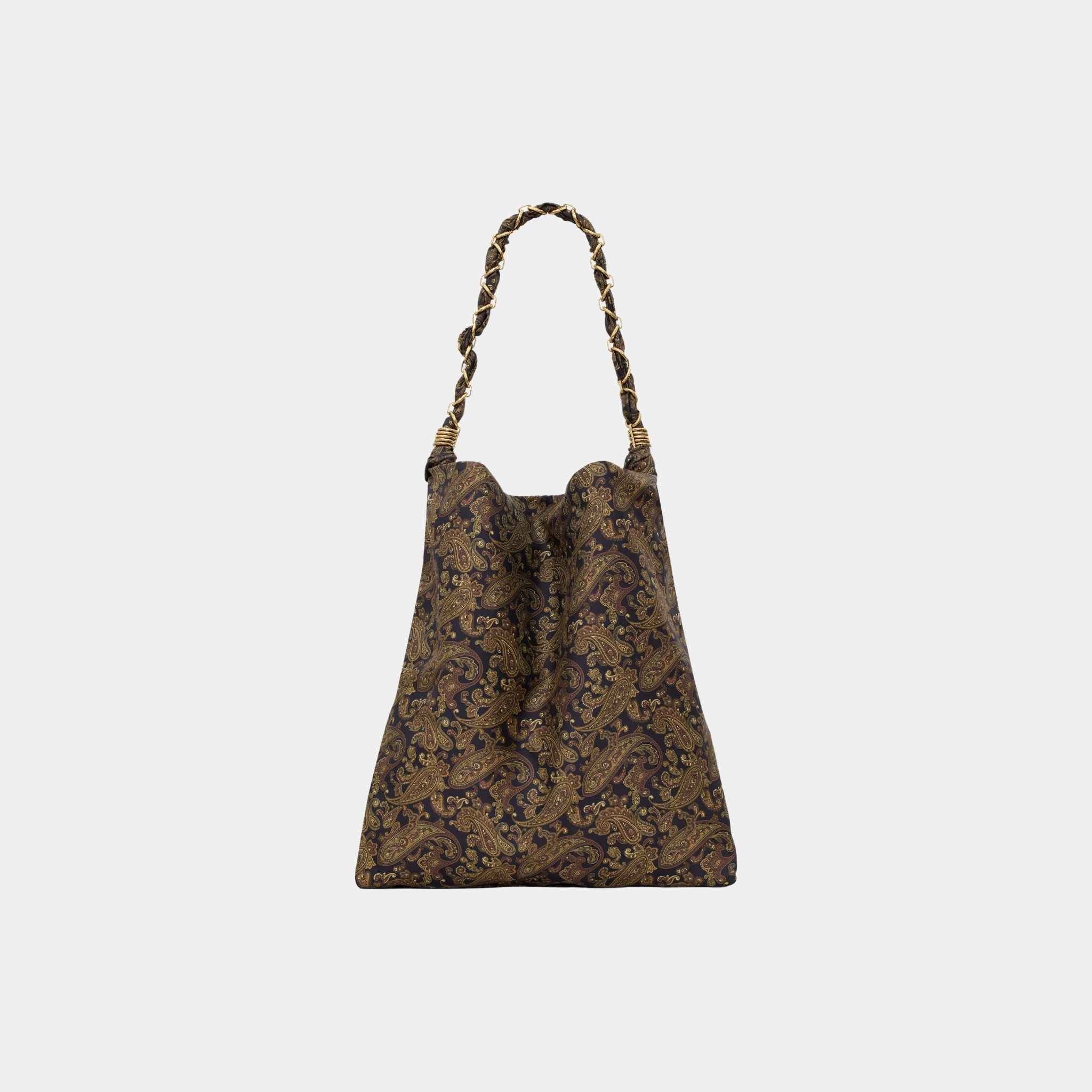 Amalia Silk Twill with CASSANDRE Jewelry Chain